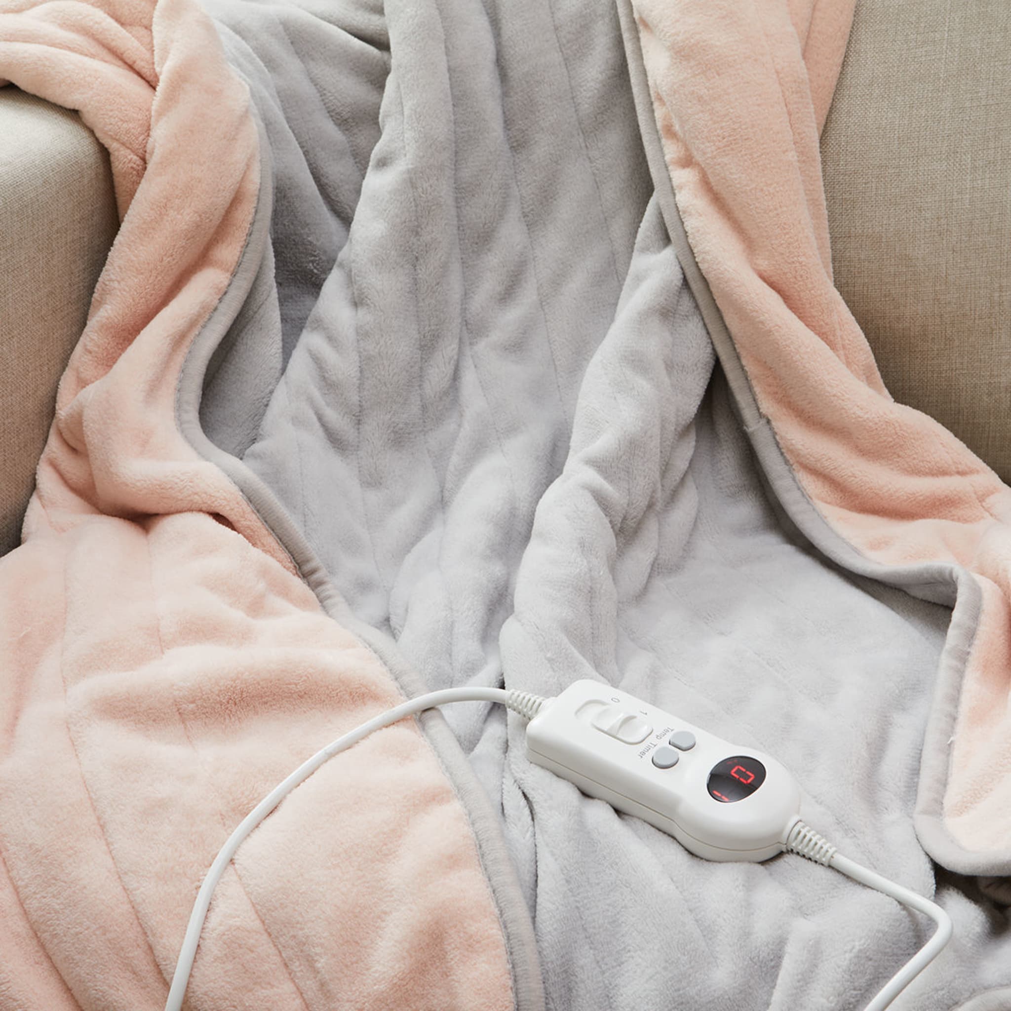 Heated Throw Pink Kmart