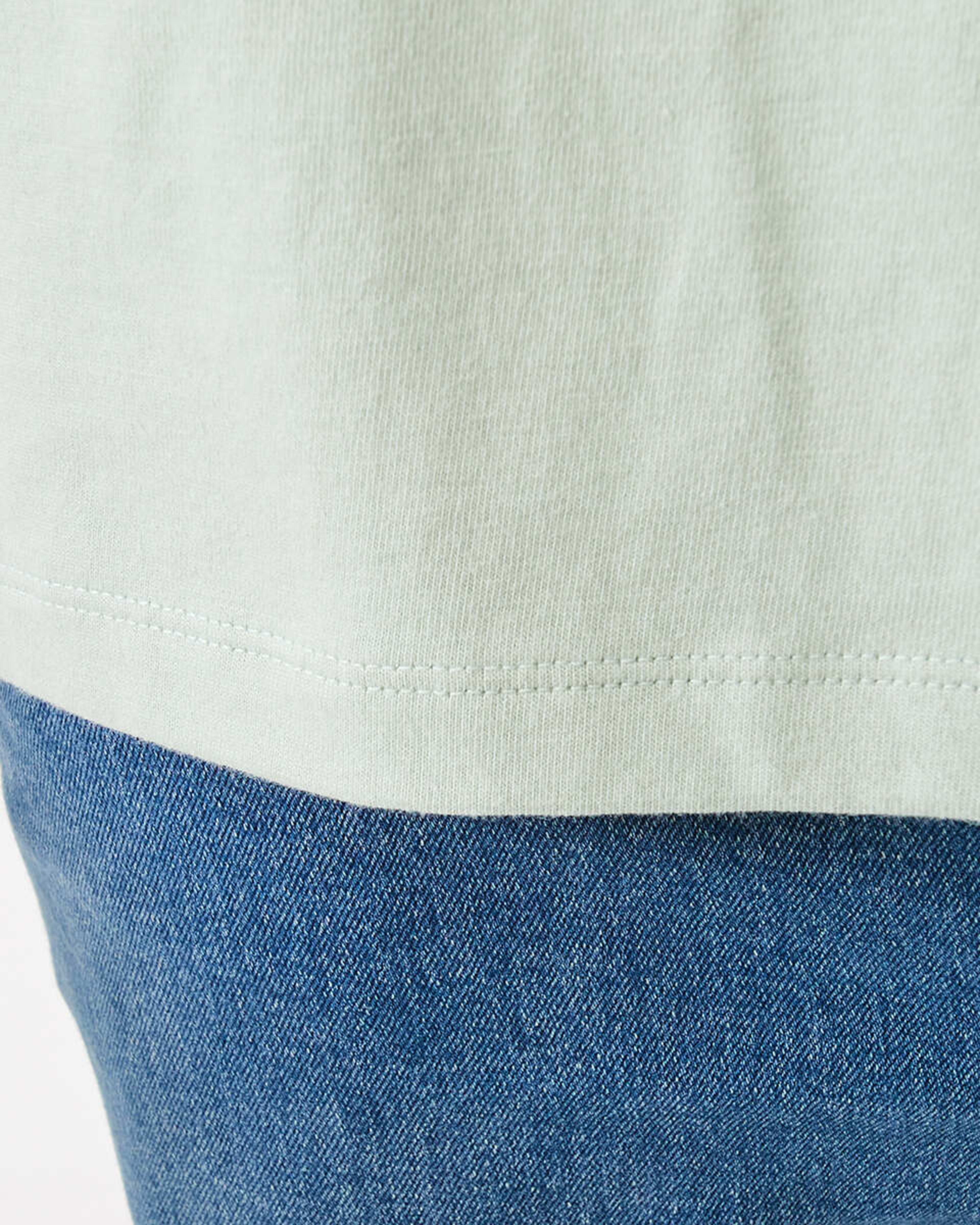 6 Oversized Heavyweight T-shirt Grn Frsty, 6 of 6