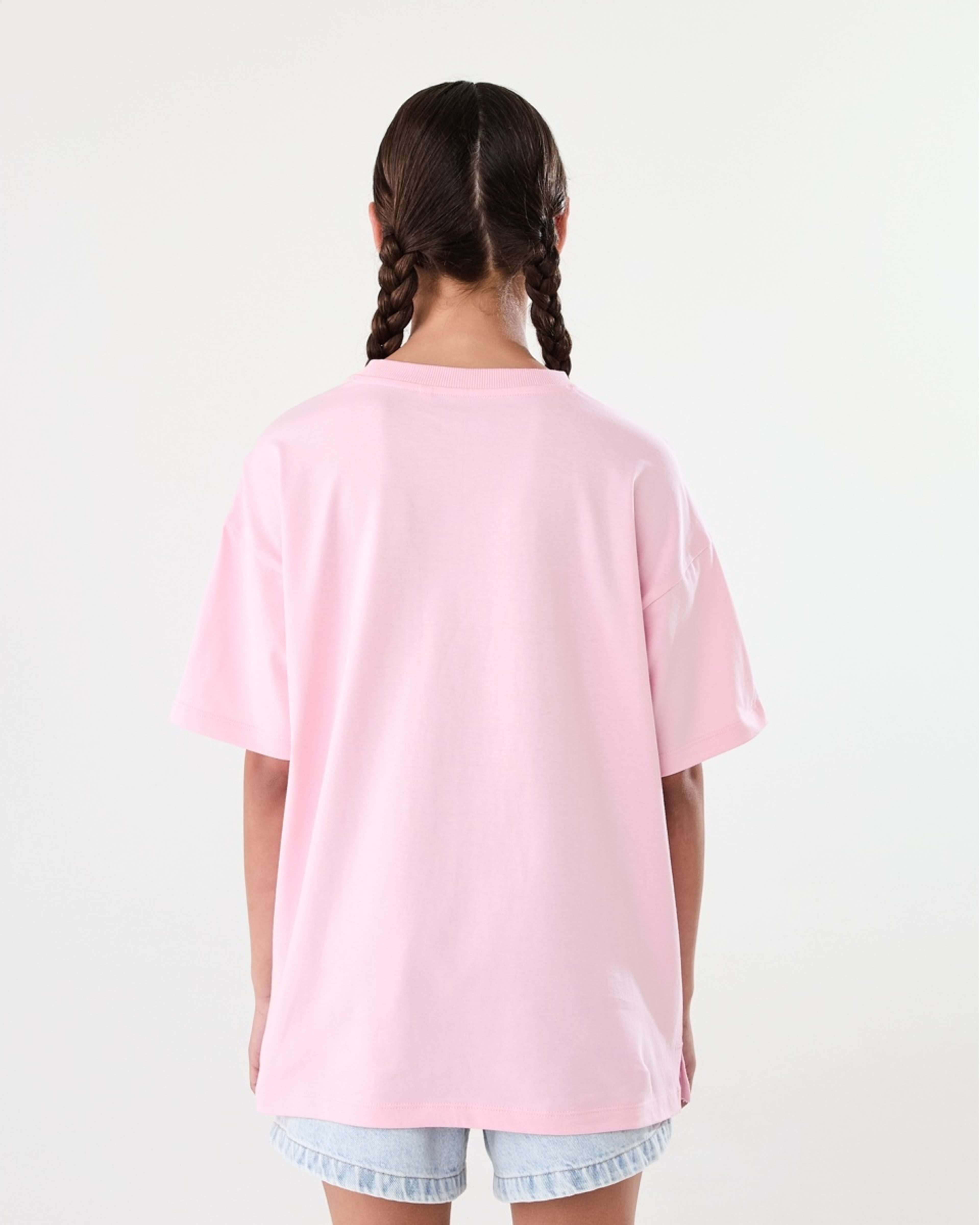2 Oversized T-shirt Pnk Cherry, 2 of 7