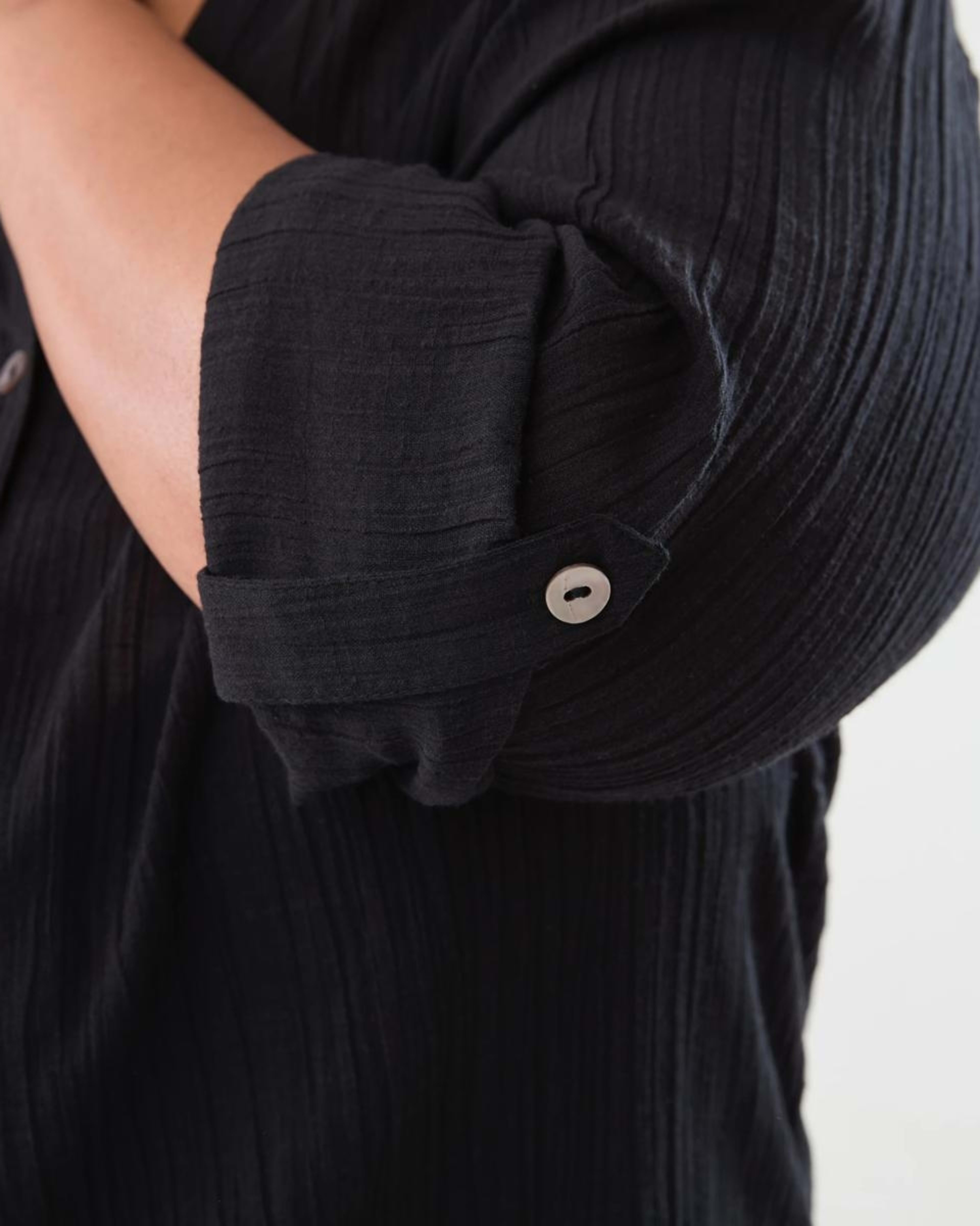 7 Curve Beach Kaftan BLACK, 7 of 9