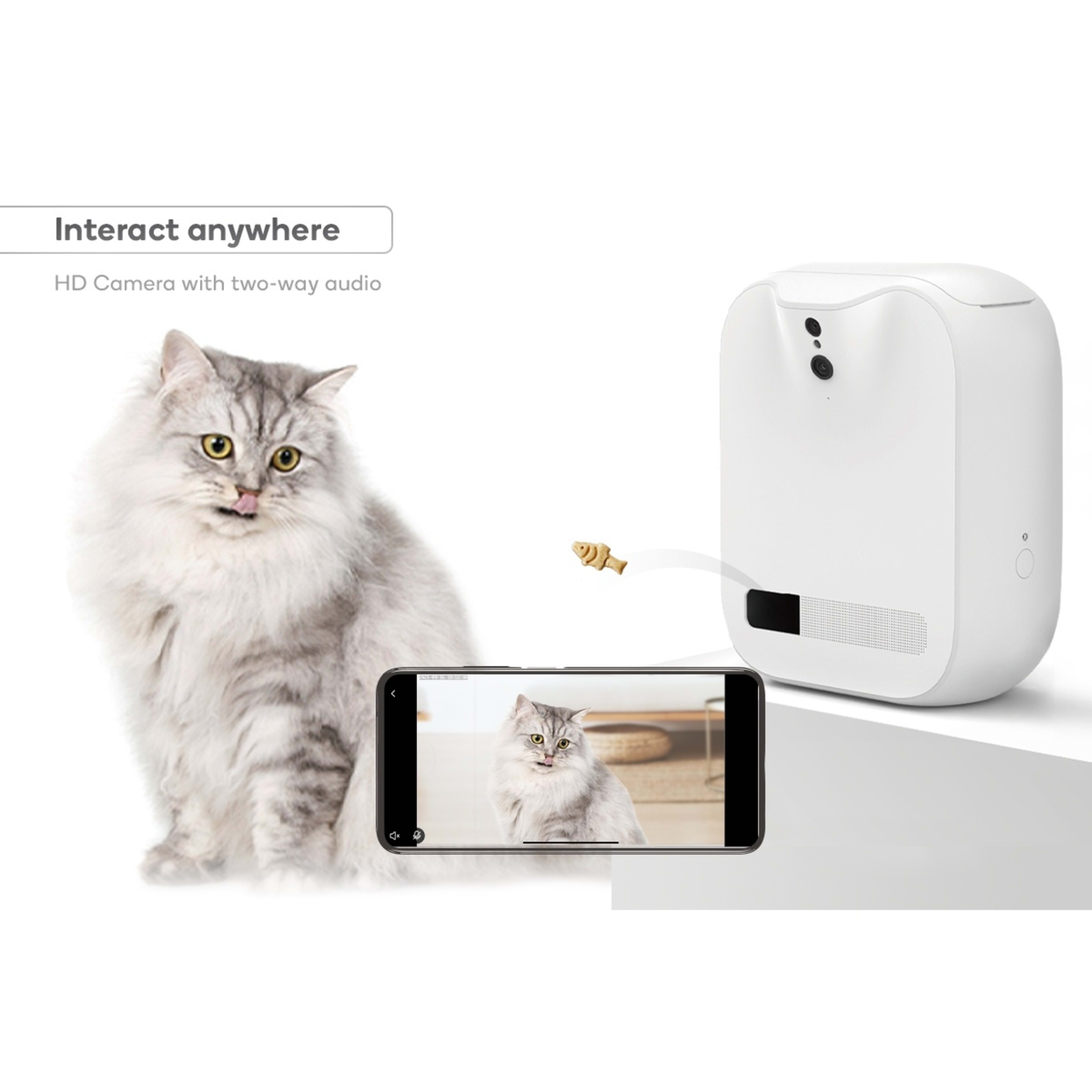 5 Mirabella Smart Home Genio Wi-Fi Pet Treat Dispenser with Camera, 5 of 6