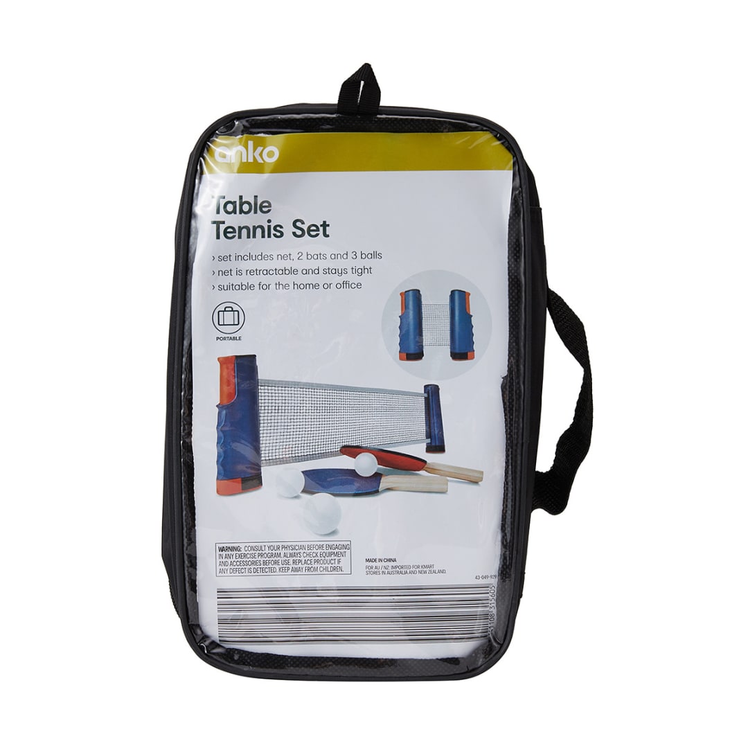 Table Tennis Set Kmart
