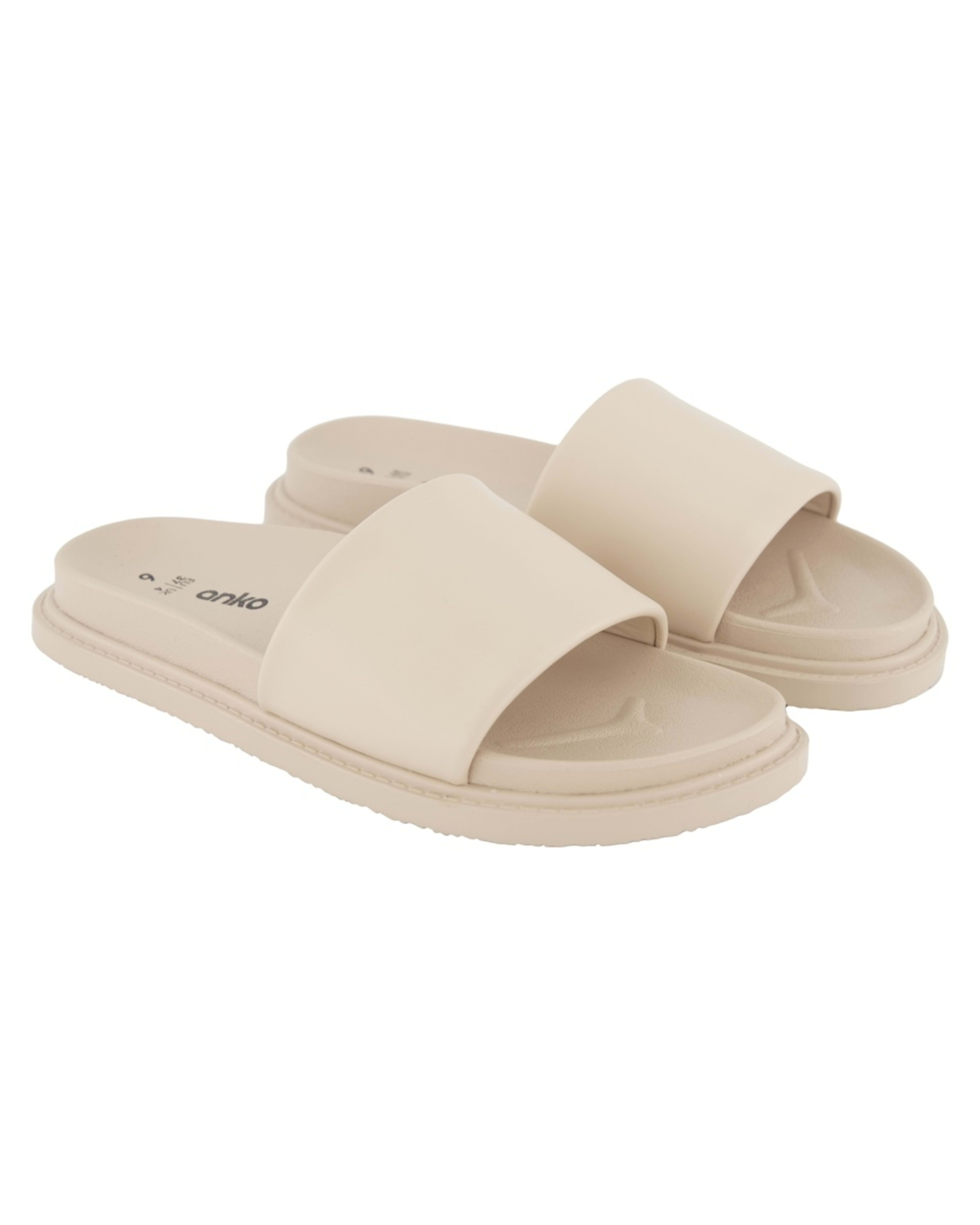 2 Comfort Band Slides Beige, 2 of 4