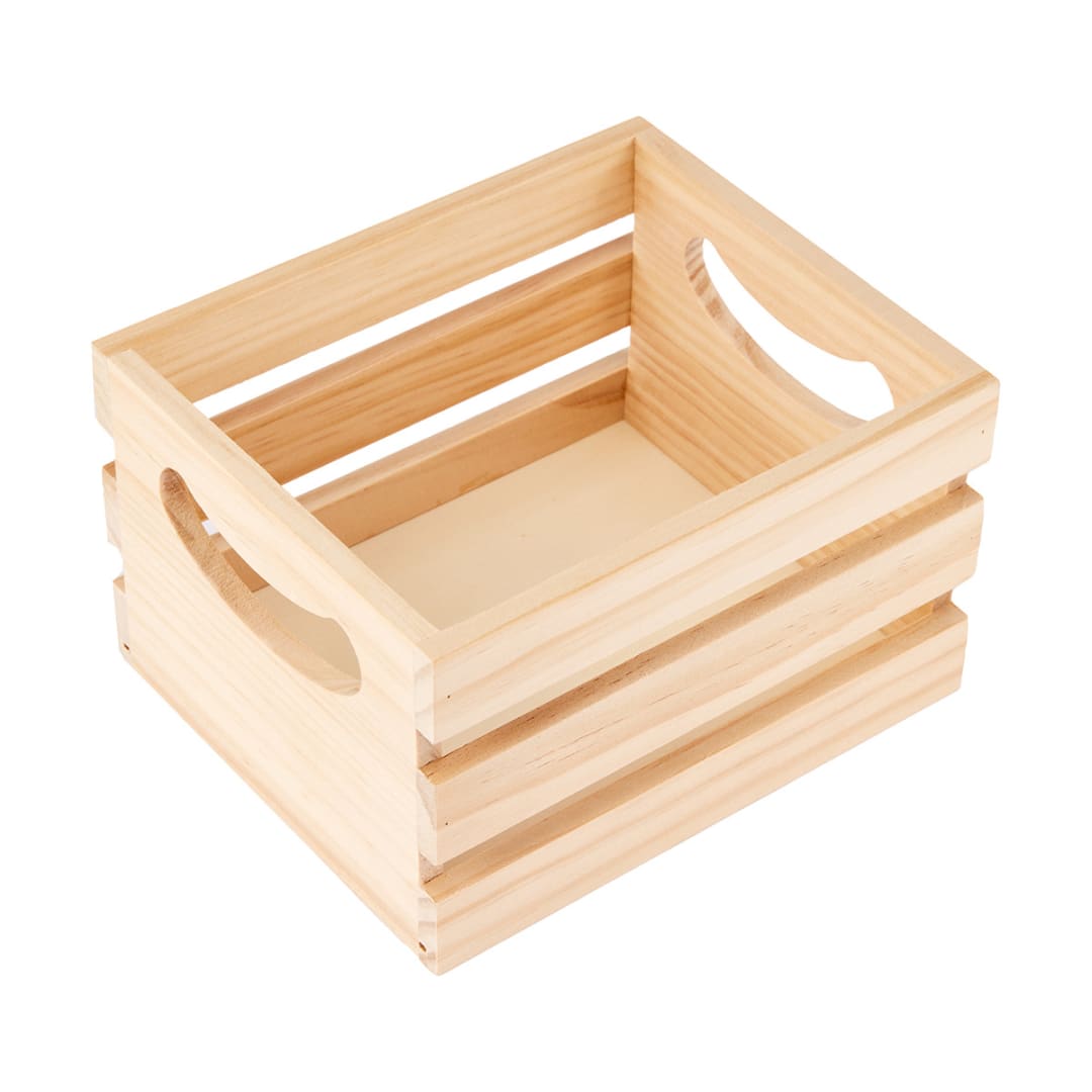 Mini Wooden Crate Kmart
