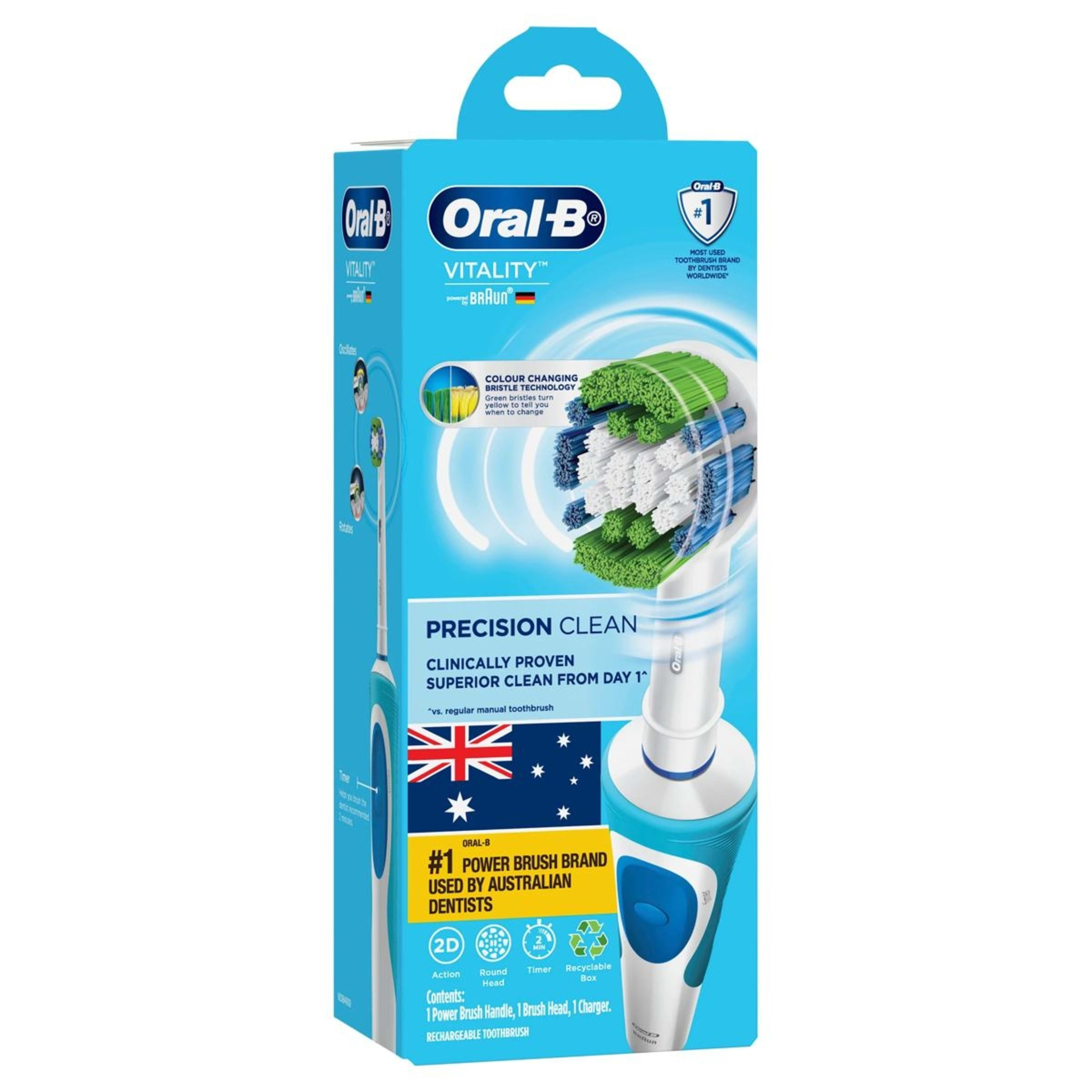 1 Oral-B Vitality Precision Clean Electric Toothbrush, 1 of 10
