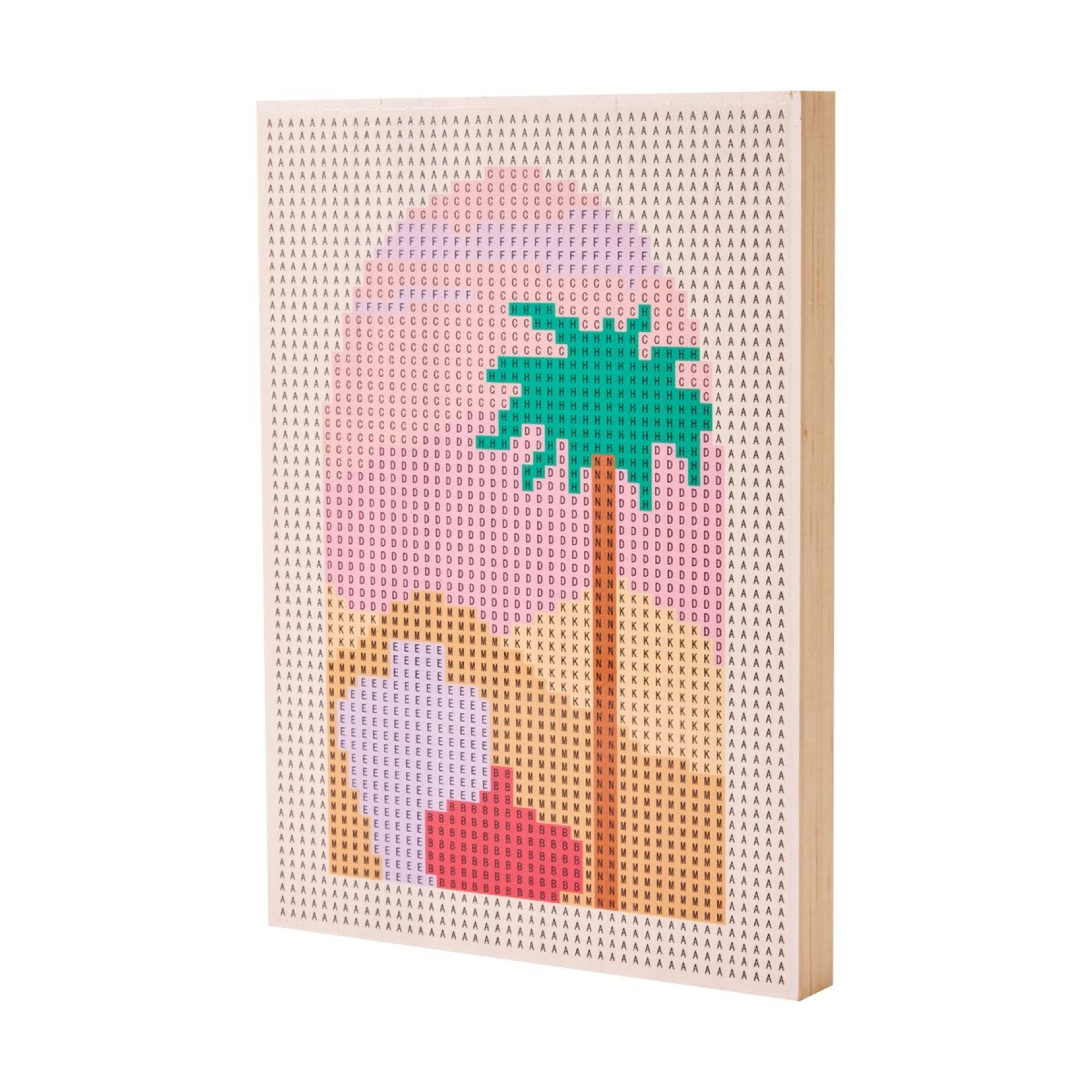 5 Sparkle Gem Art Wood Block - Palm, 5 of 10