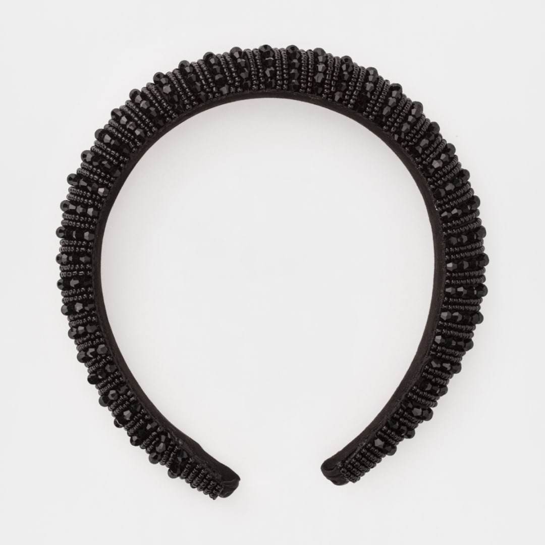 Jewel Headband - Black - Kmart
