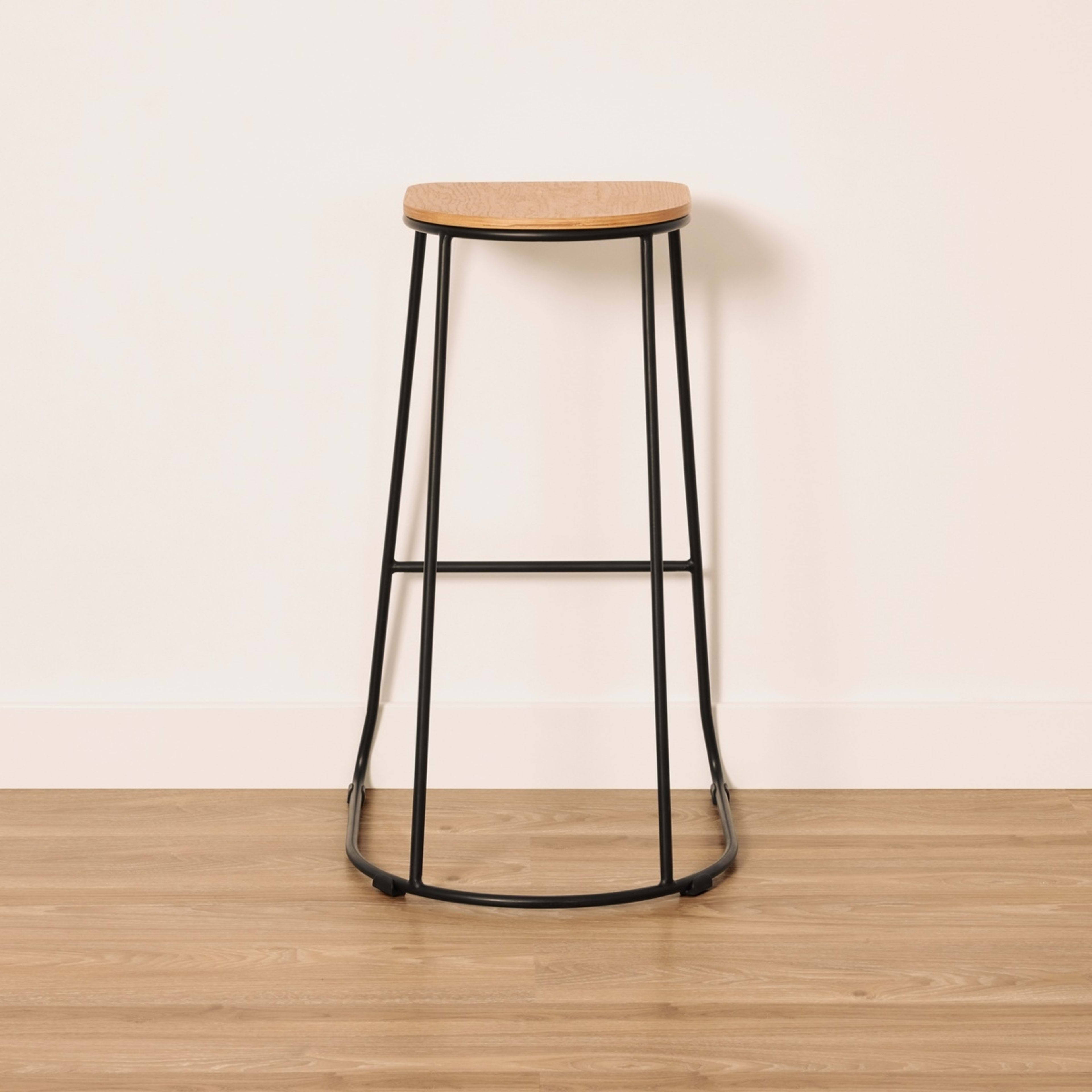 2 Bar Stool - Black, 2 of 6