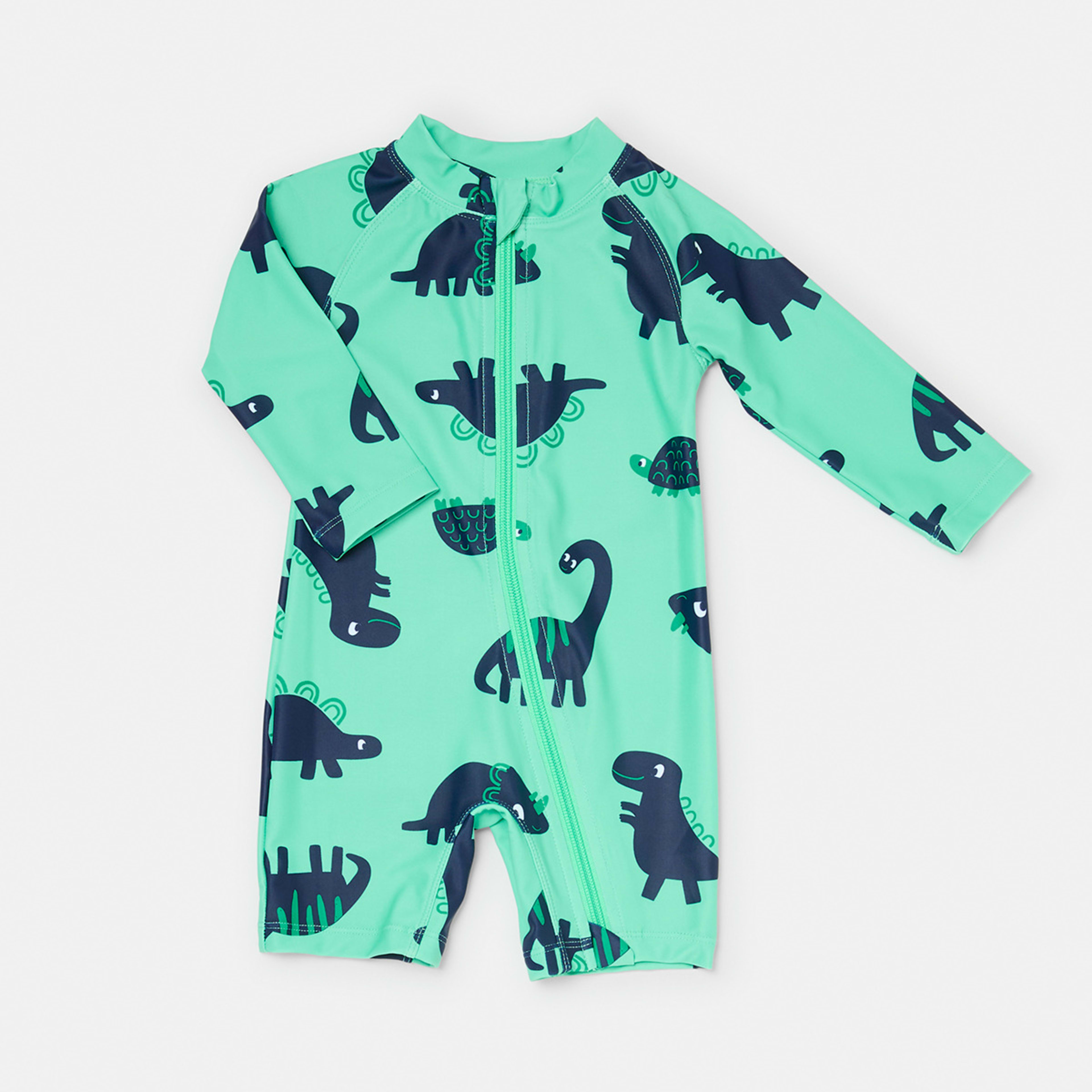 1 Rashie Suit Grn Dino, 1 of 3