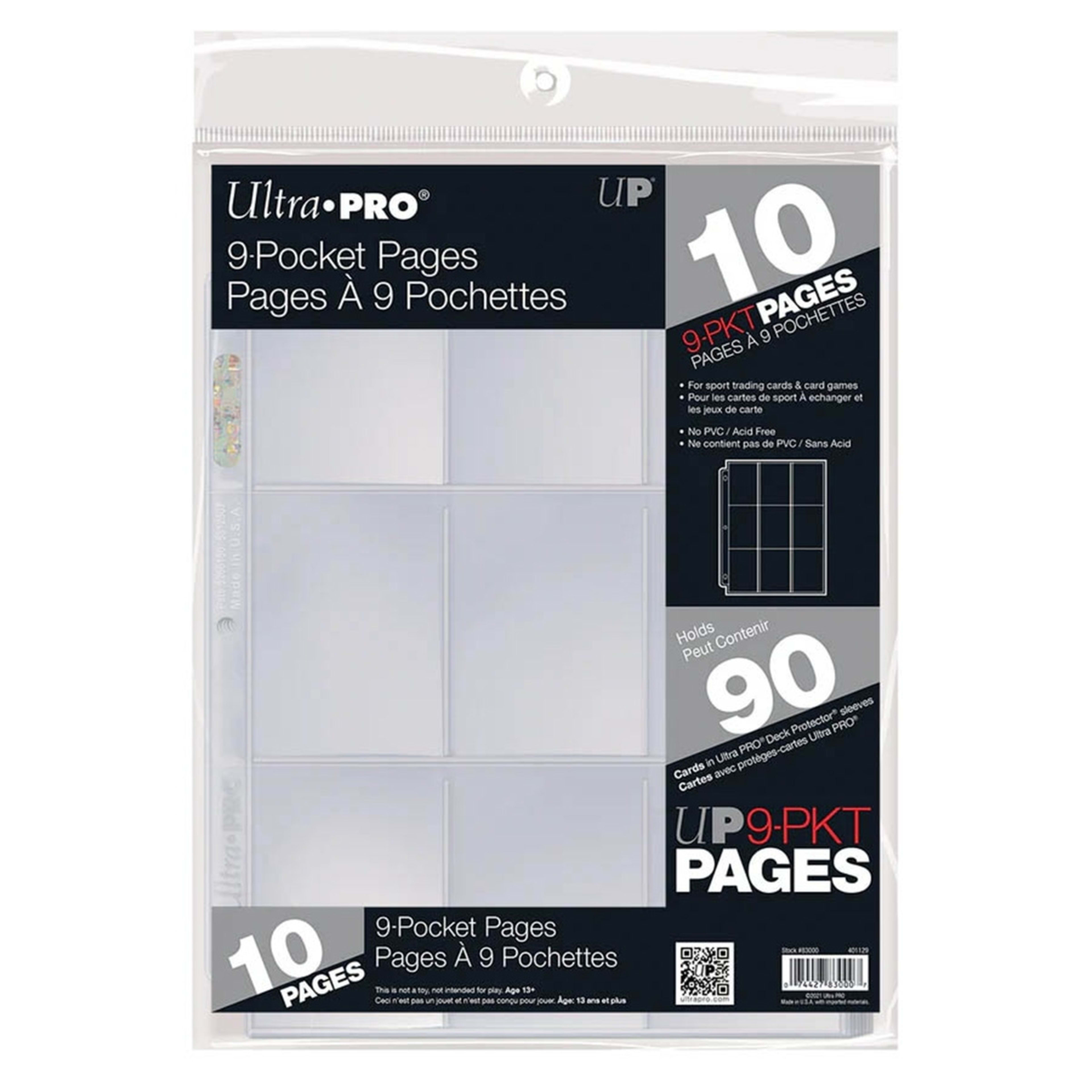 1 Pokemon TCG: Ultra Pro 9-Pocket Pages, 1 of 2
