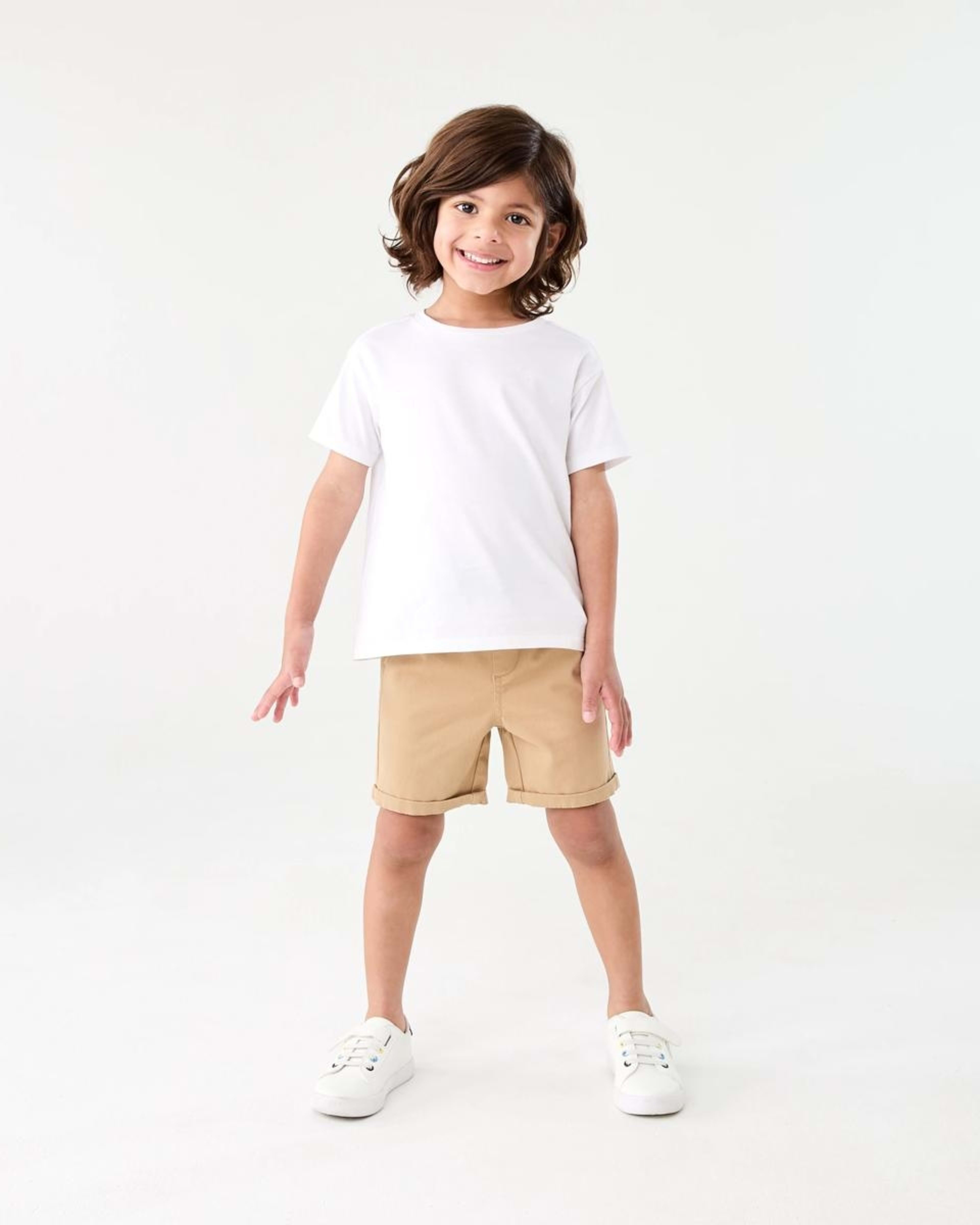 6 Pull On Chino Shorts CORNSTALK, 6 of 7