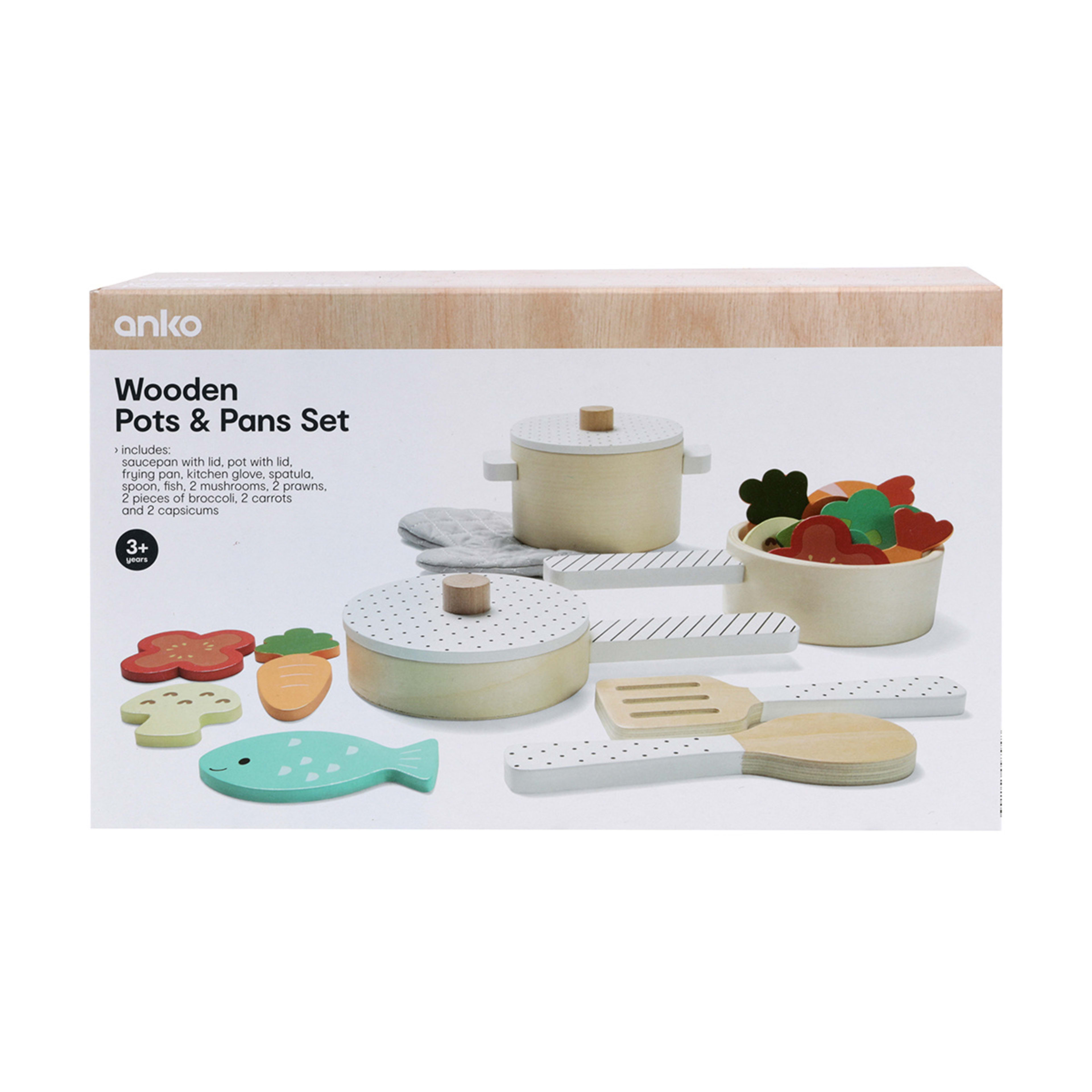 Wooden Pots And Pans Set Kmart