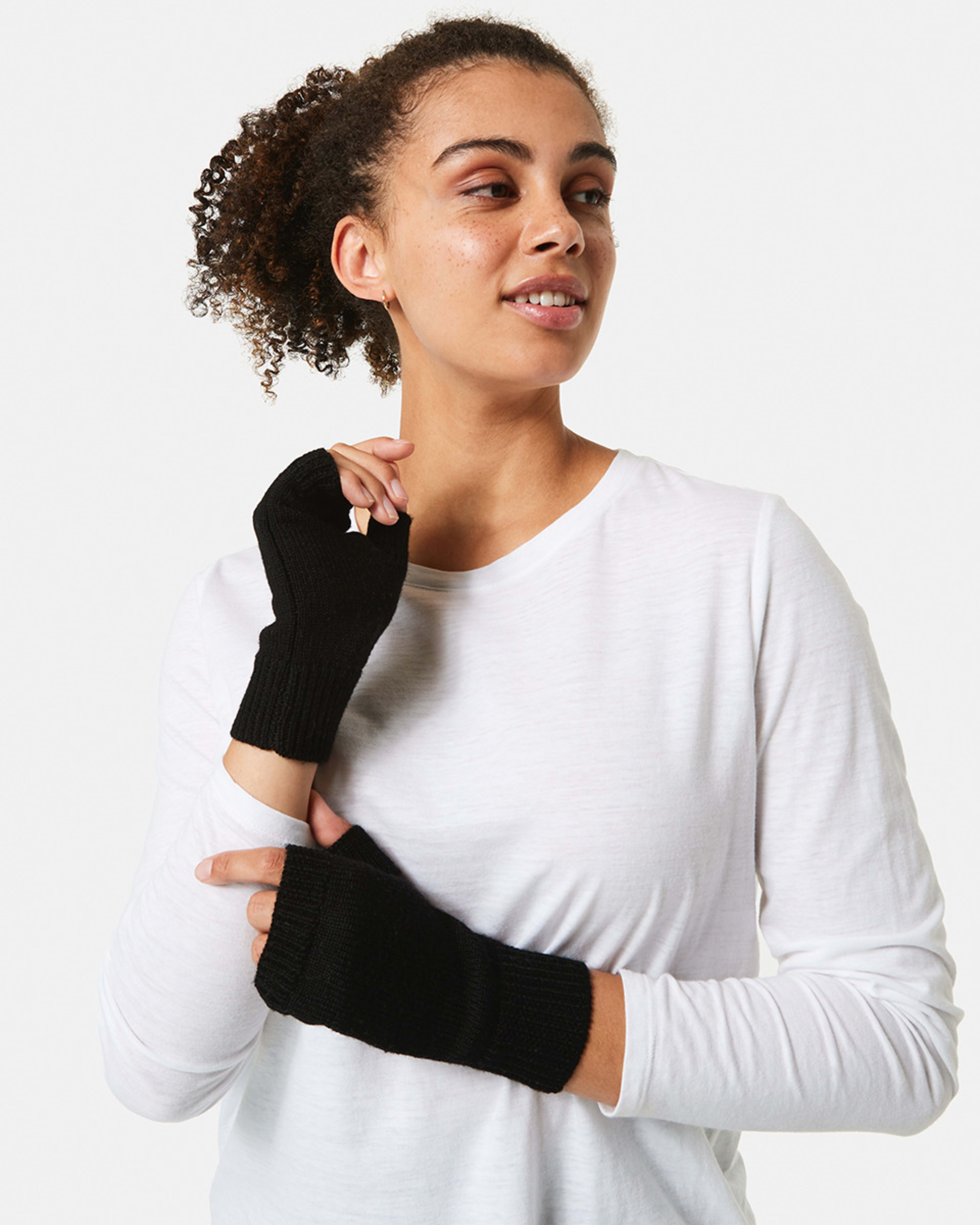 Knitted Fingerless Gloves Kmart