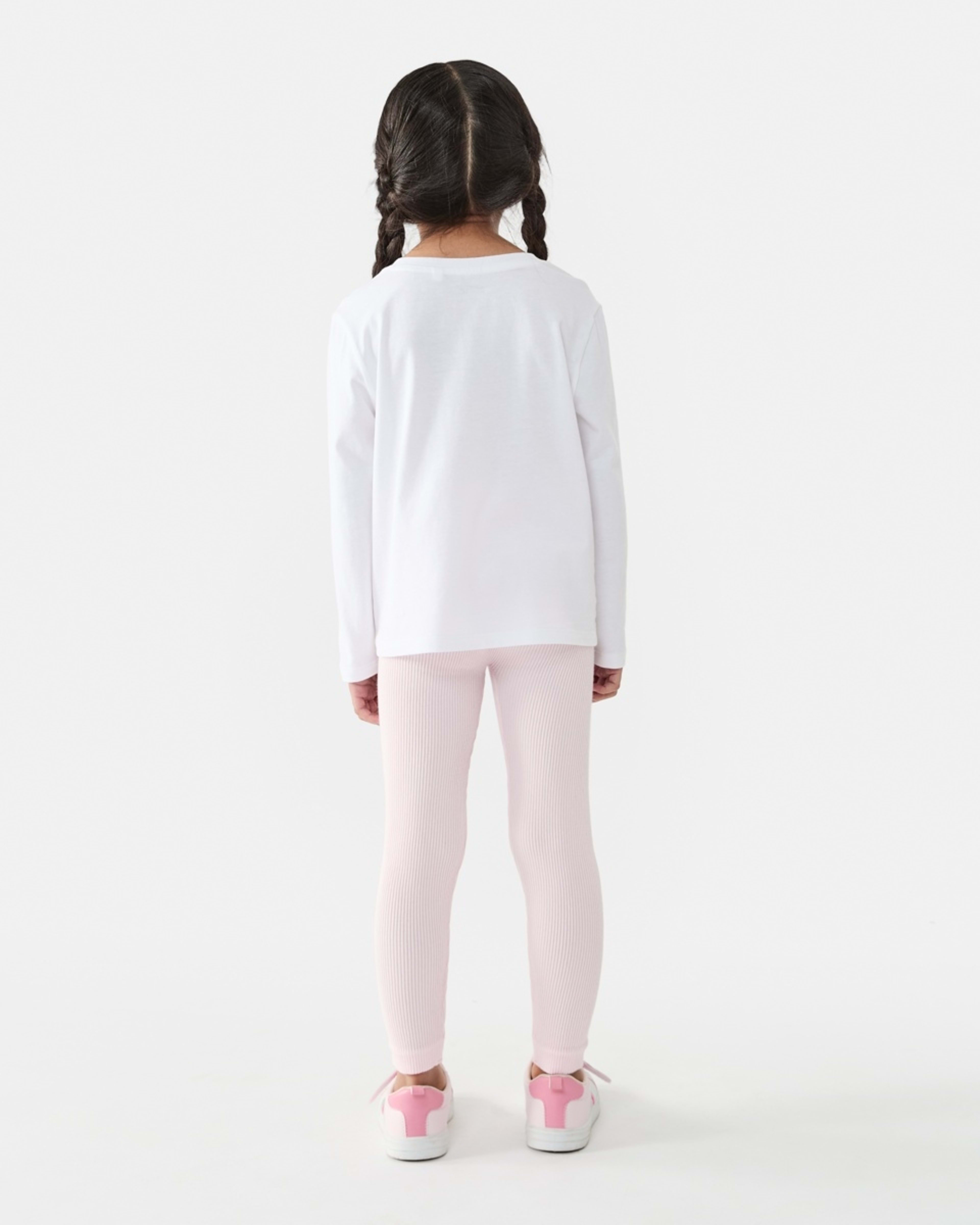 5 Rib Leggings Fare Pink, 5 of 7
