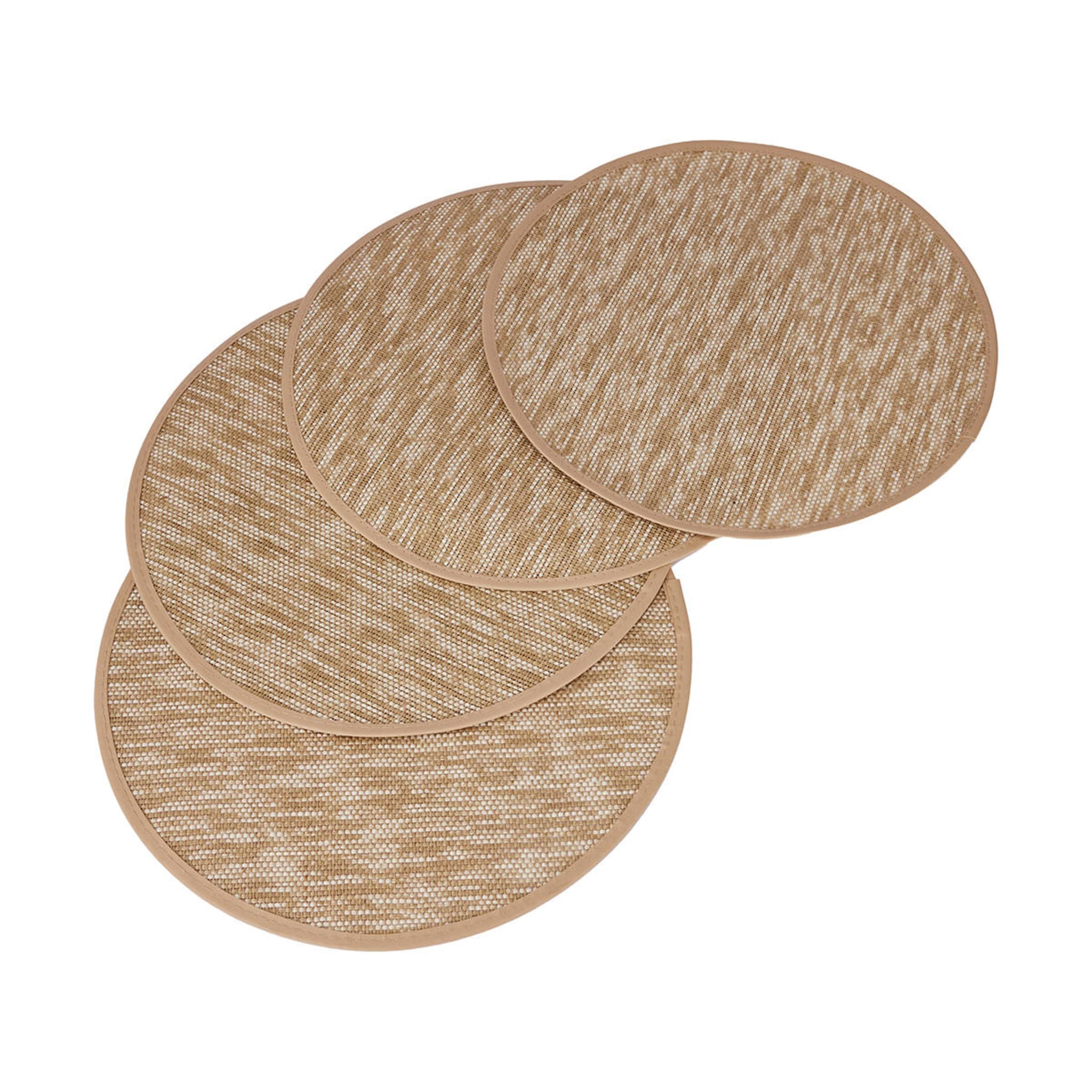 4 Pack Natural Round Placemat Kmart
