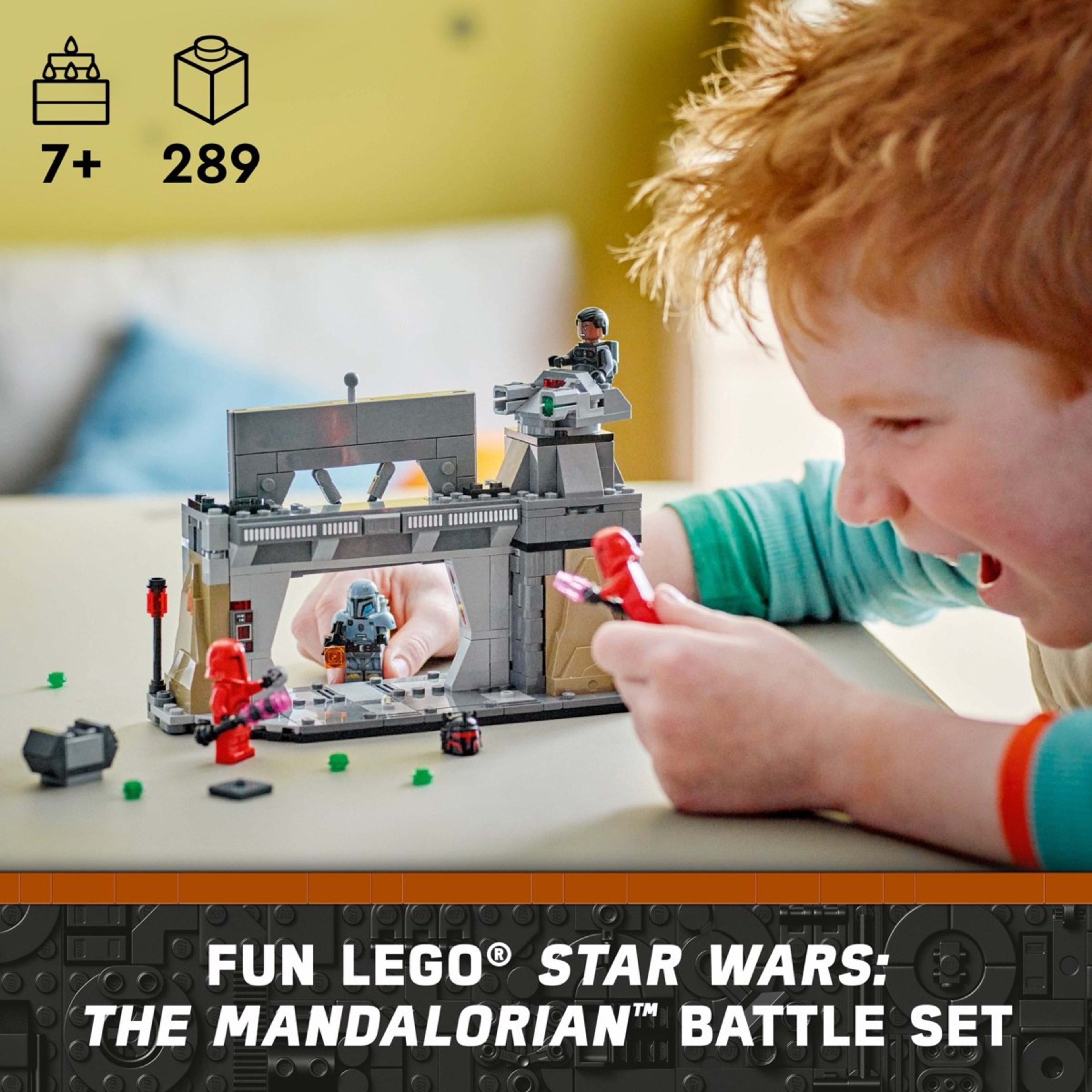 4 LEGO Star Wars Mandalorian Paz Vizsla and Moff Gideon Battle 75386, 4 of 11