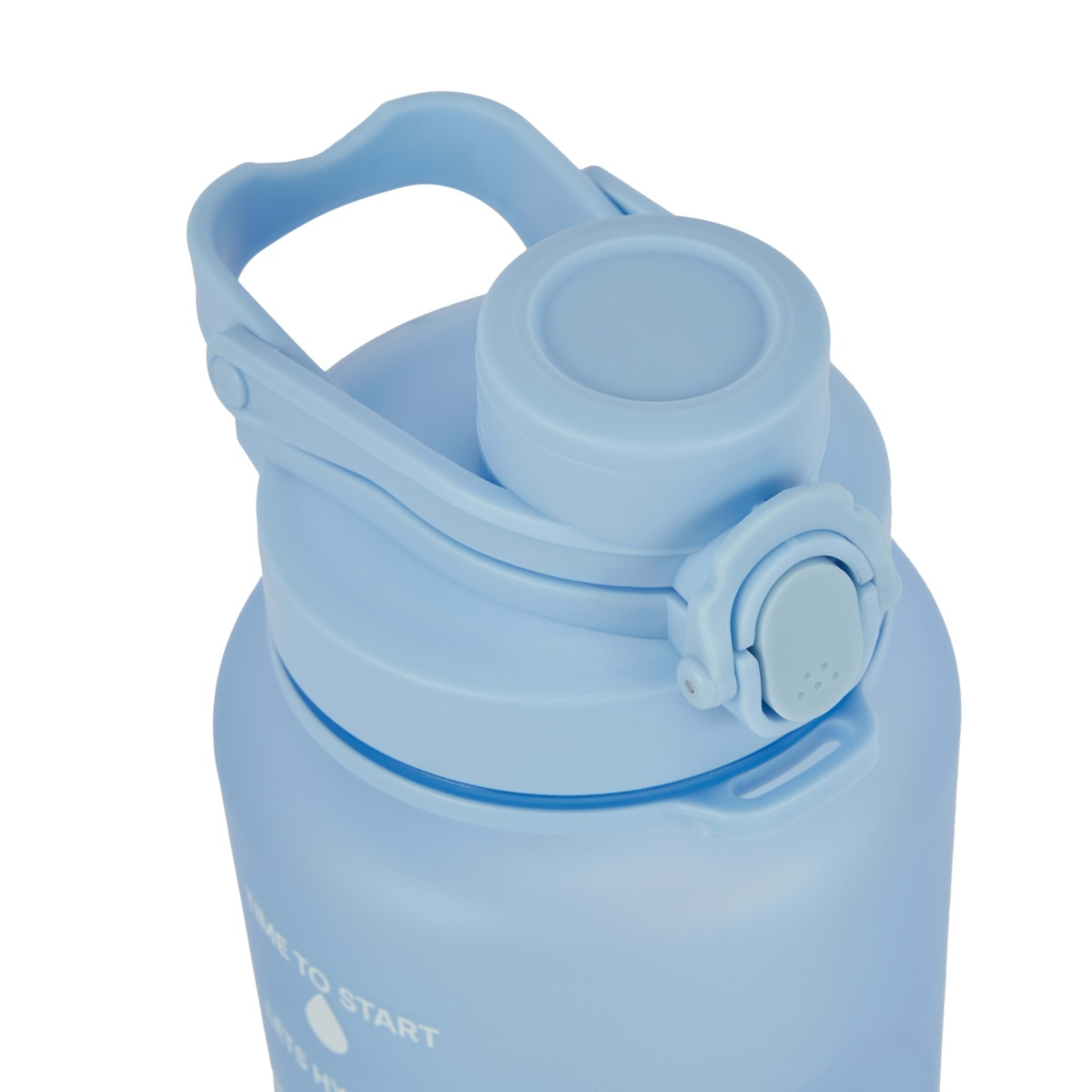 3 2.1L Blue Daily Intake Flip Lid Drink Bottle, 3 of 9