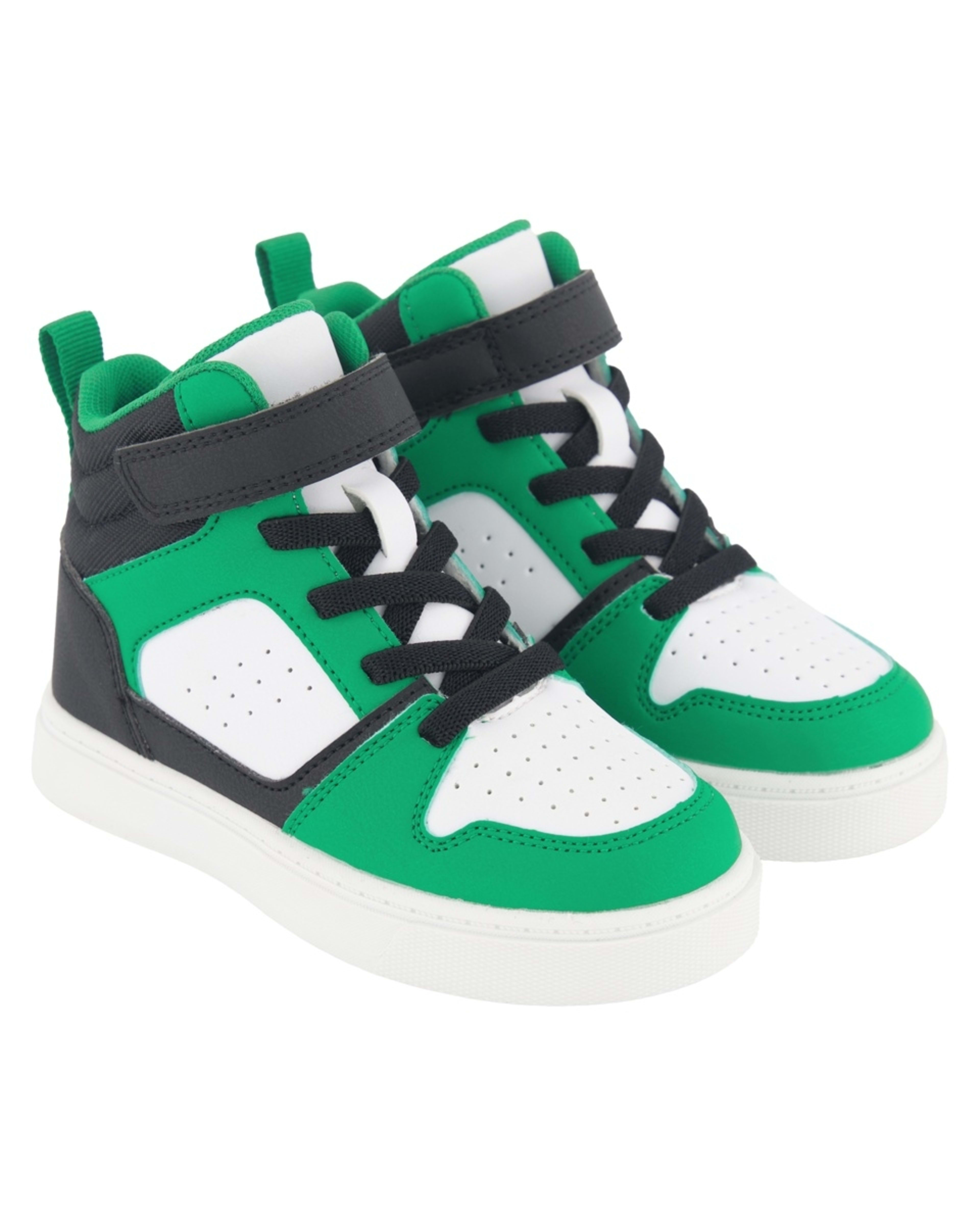 4 Junior Paco High Top Sneakers Jelly Green, 4 of 5