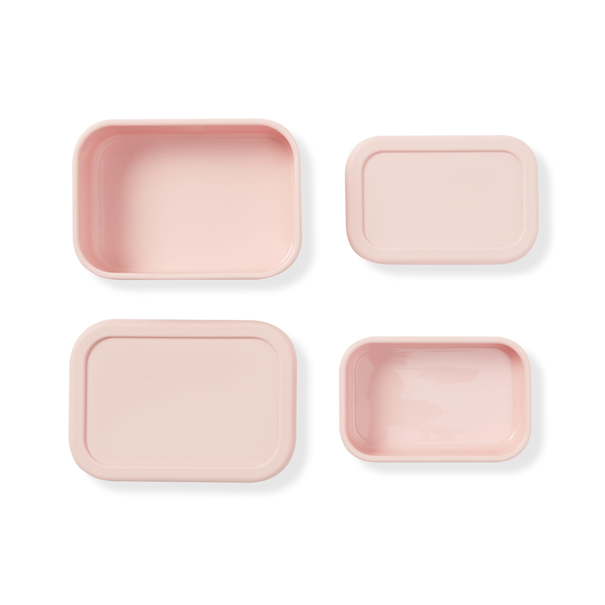 2 Pack Pink Silicone Snack Box Kmart