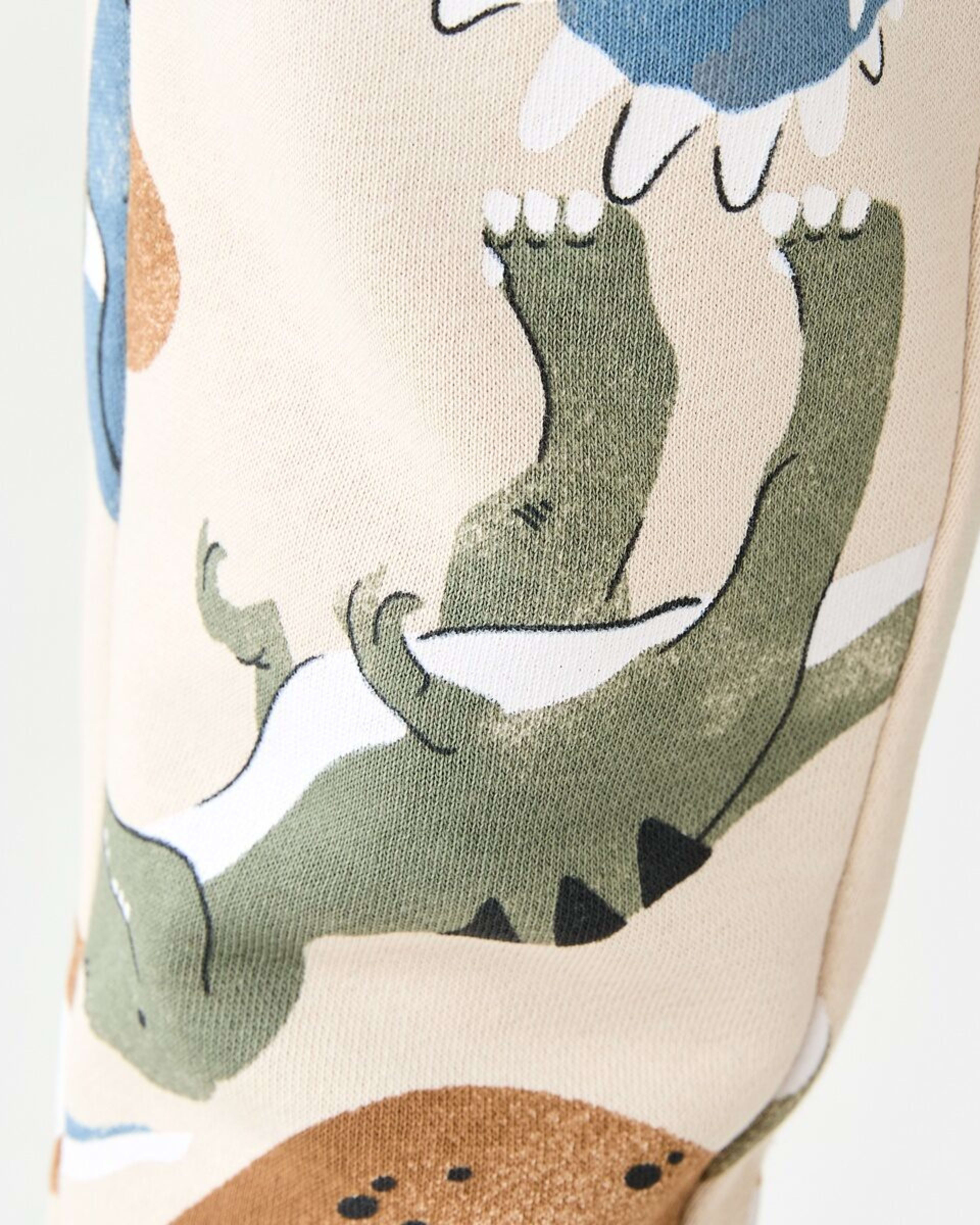 4 All Over Print Trackpants Bge Dino, 4 of 8