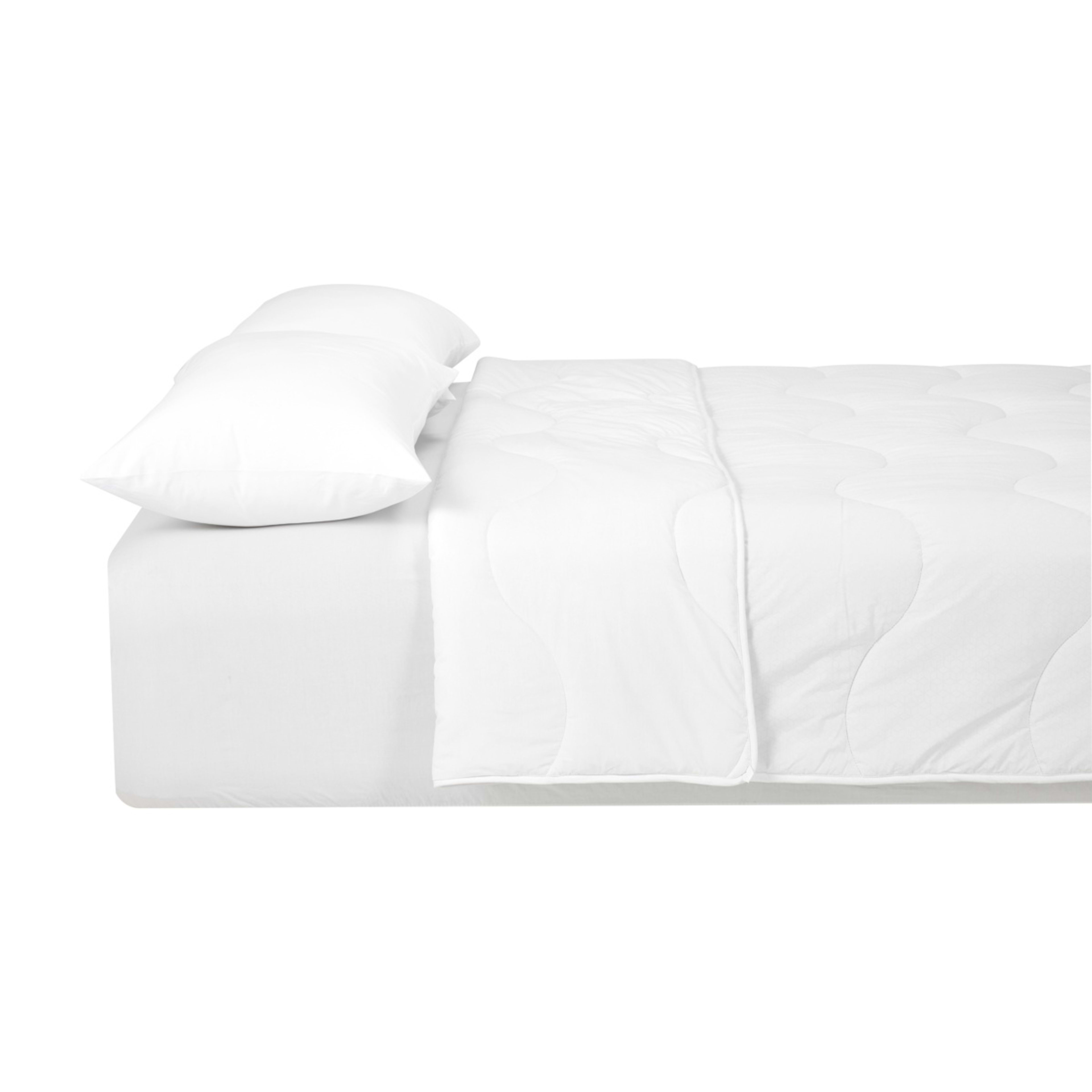4 Cooling Quilt - Queen Bed, White, 4 of 4