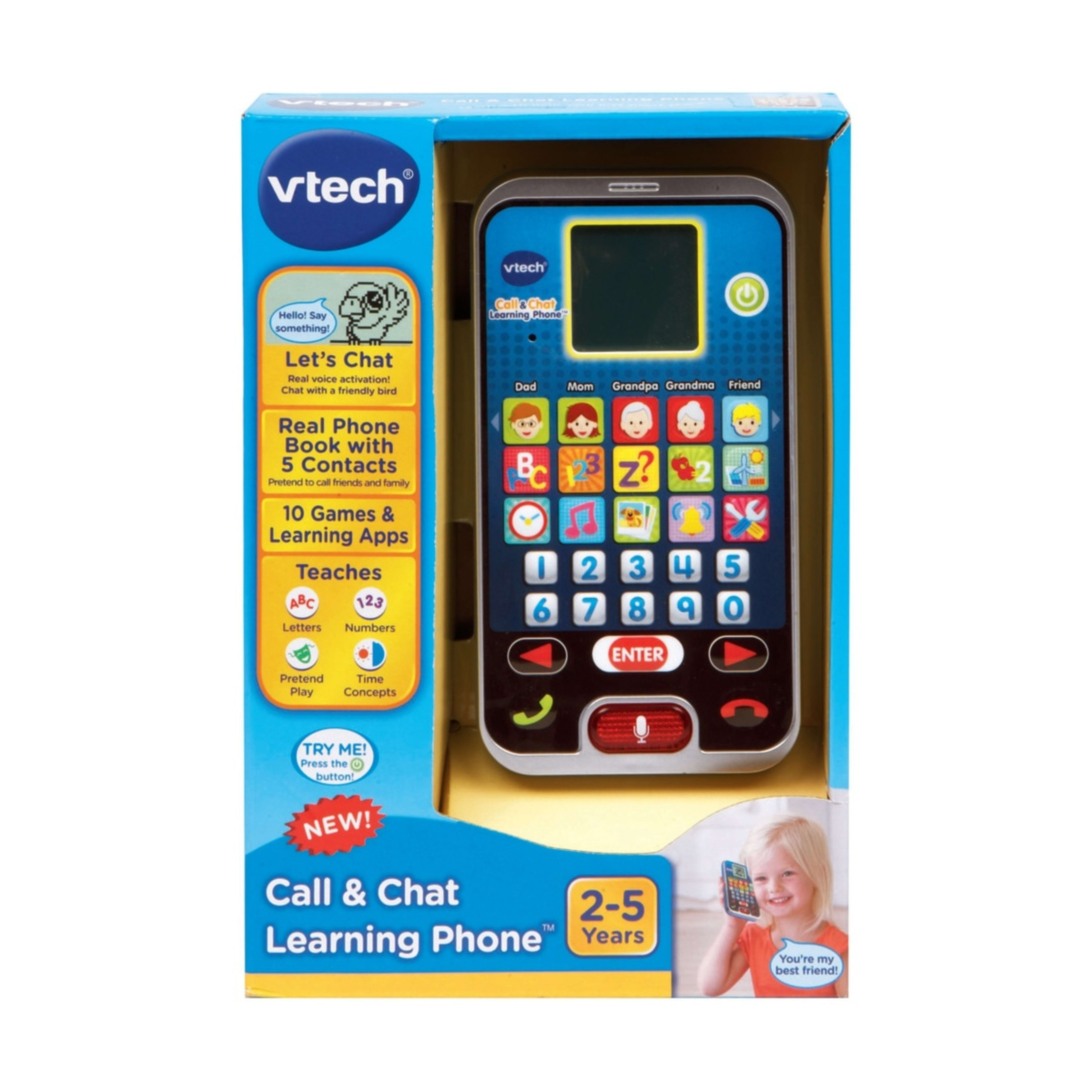 VTech Call & Chat Learning Phone Kmart