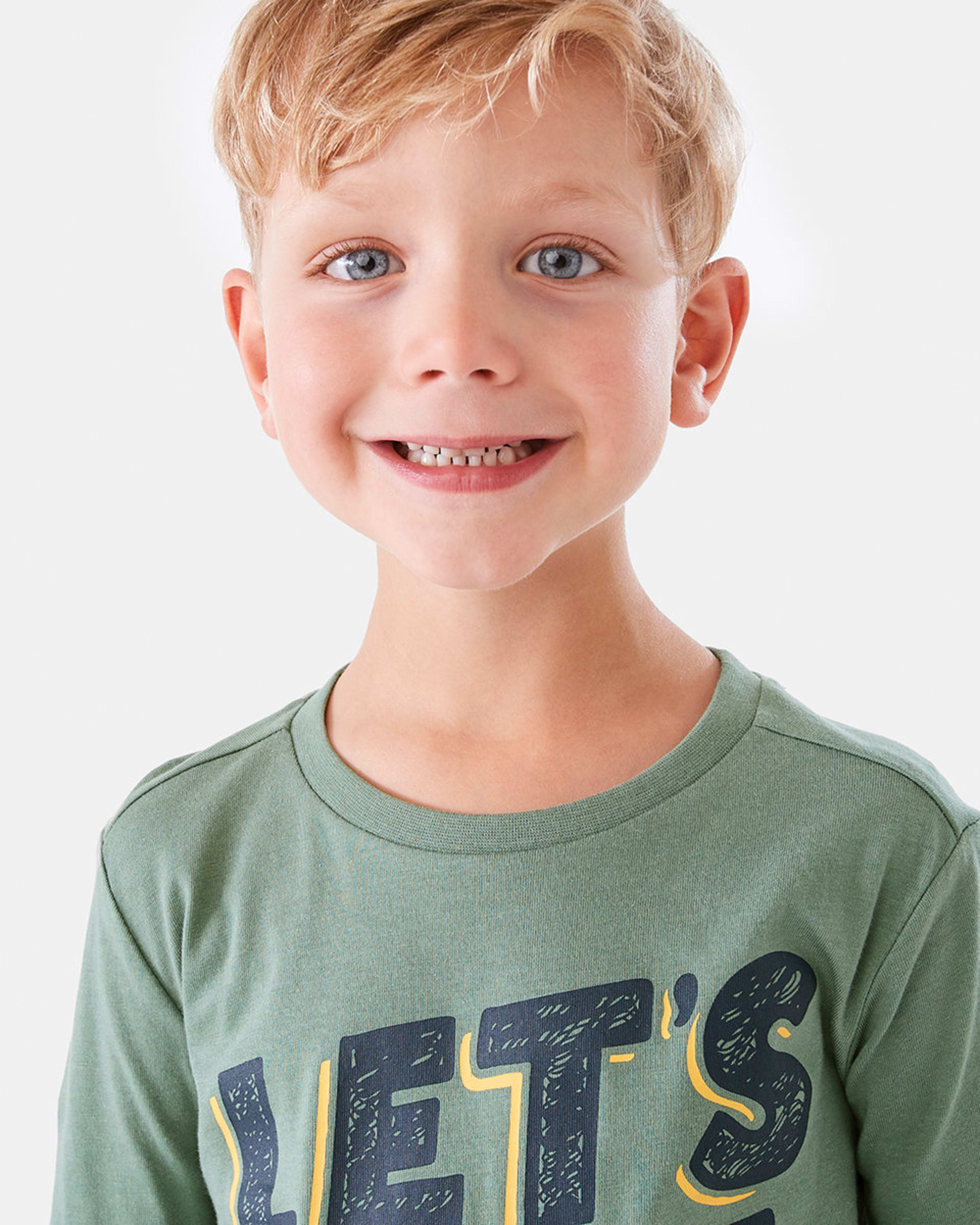 3 Long Sleeve Print T-shirt Bambo Ride, 3 of 8