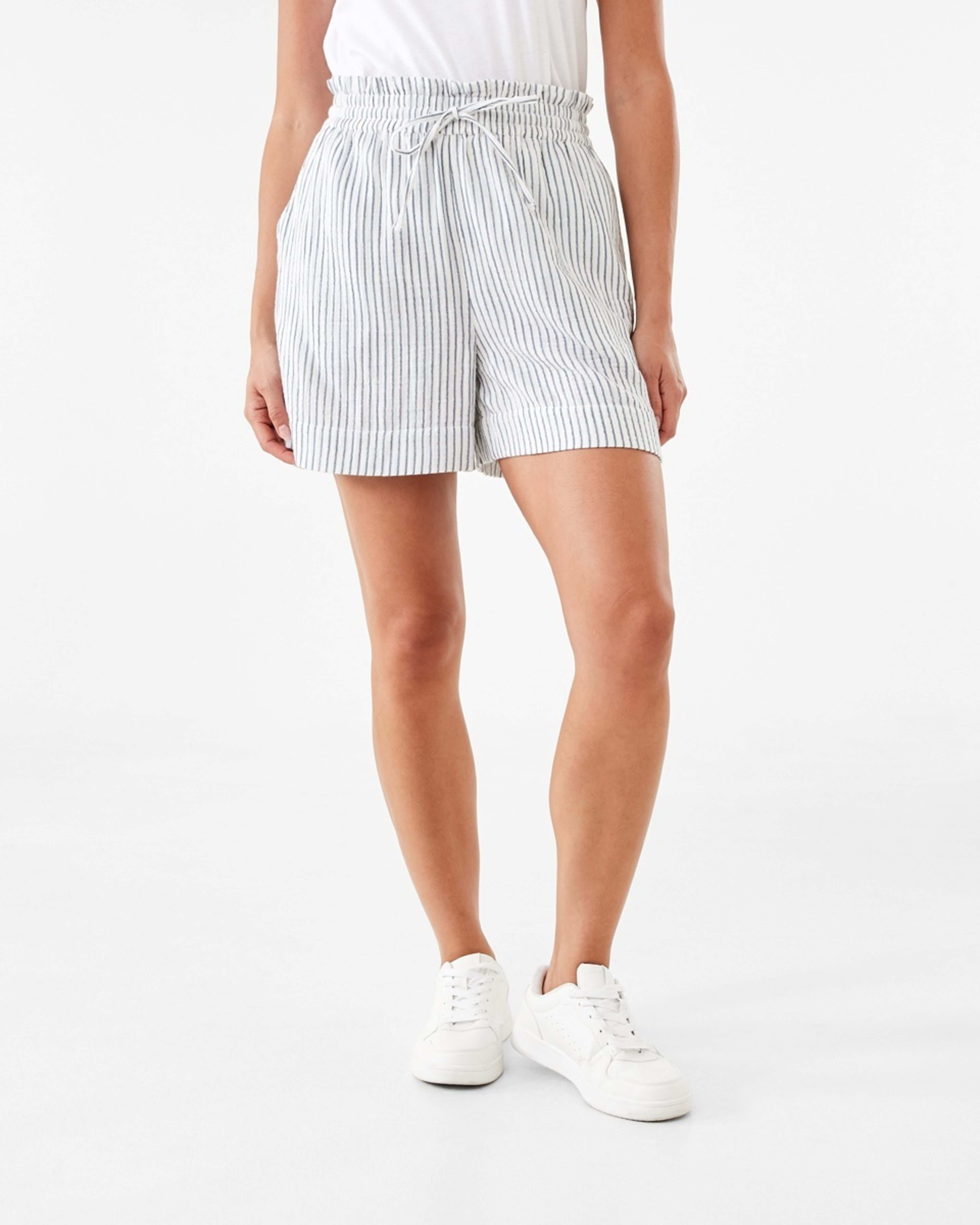 7 Paperbag Double Cloth Shorts Indigo Str, 7 of 7