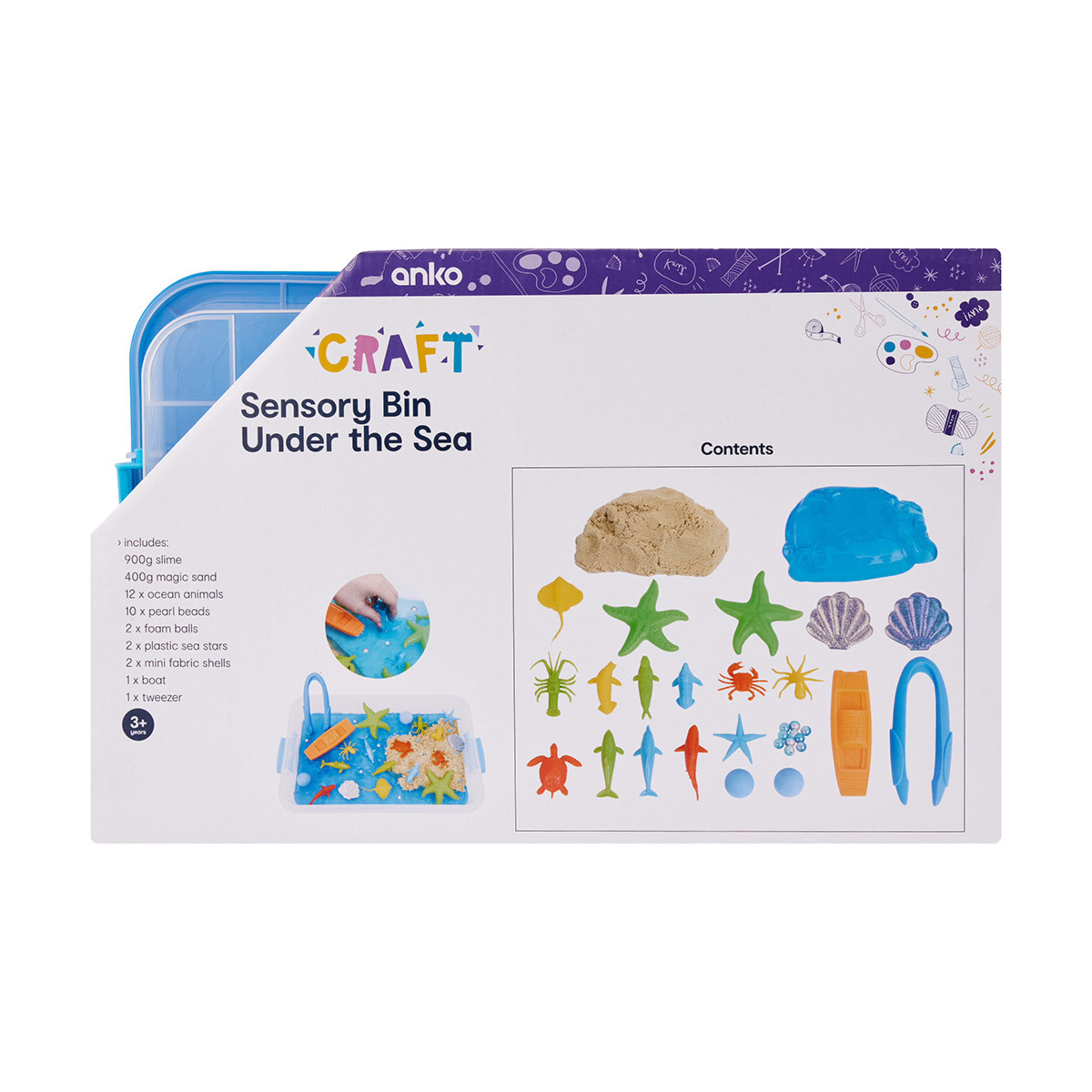 Sensory Bin Under the Sea Kit Kmart