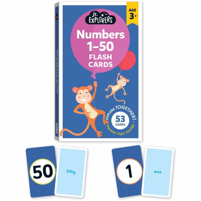 Jr. Explorers Numbers 150 Flash Cards Kmart