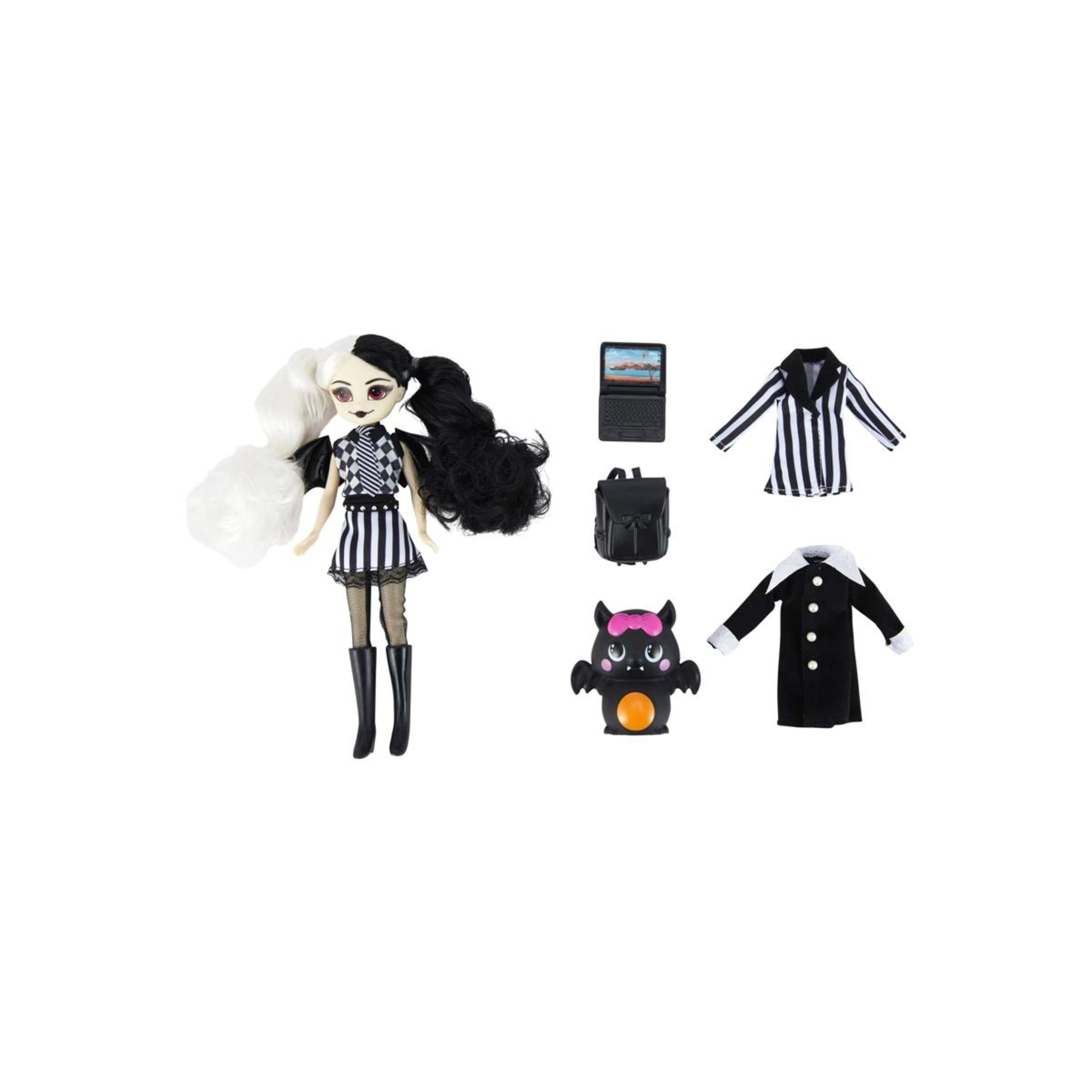 2 Dark Academy Doll Playset - Cat, 2 of 7
