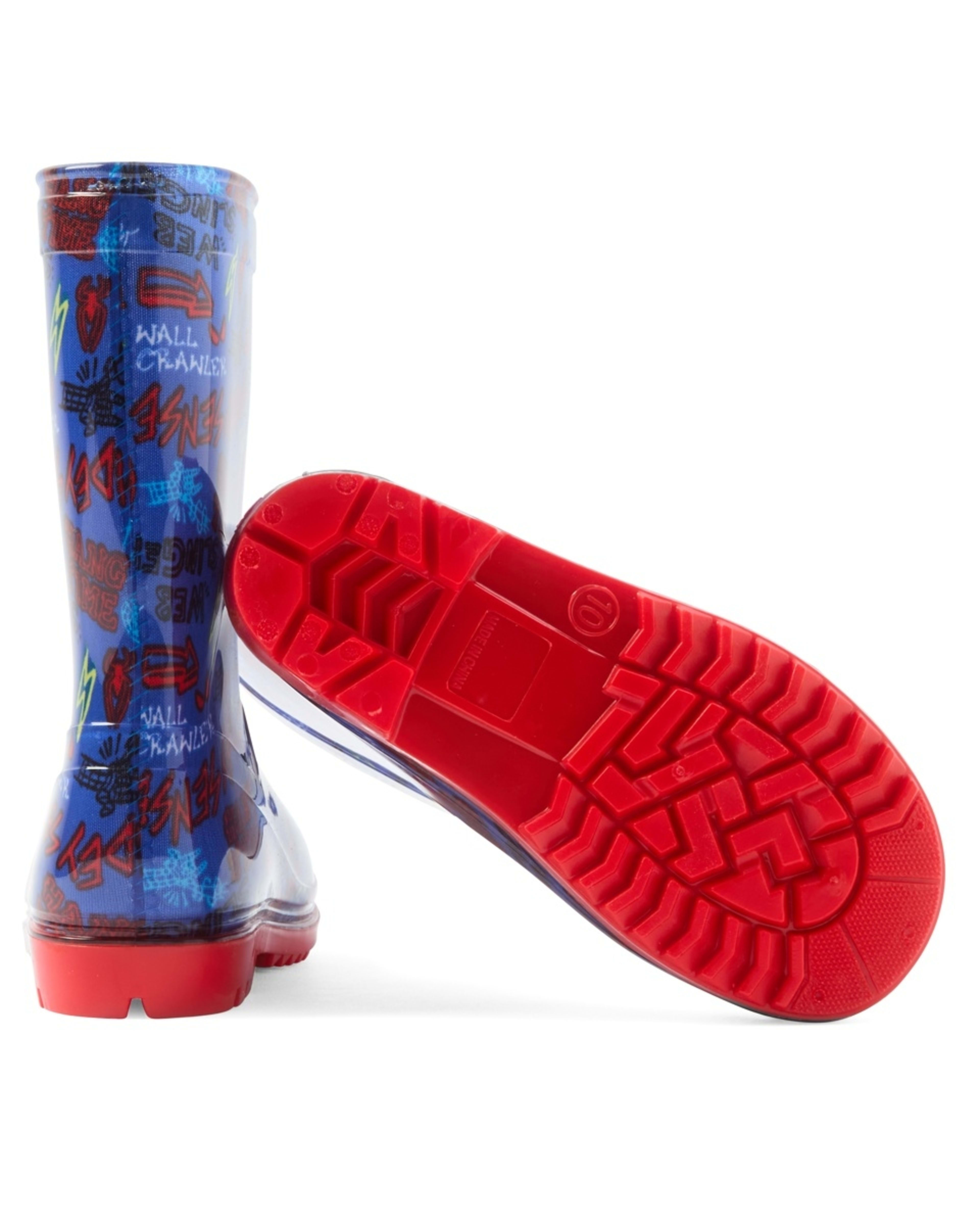 5 Junior Spider-Man License Rainboots Spiderman Doodle Art, 5 of 5