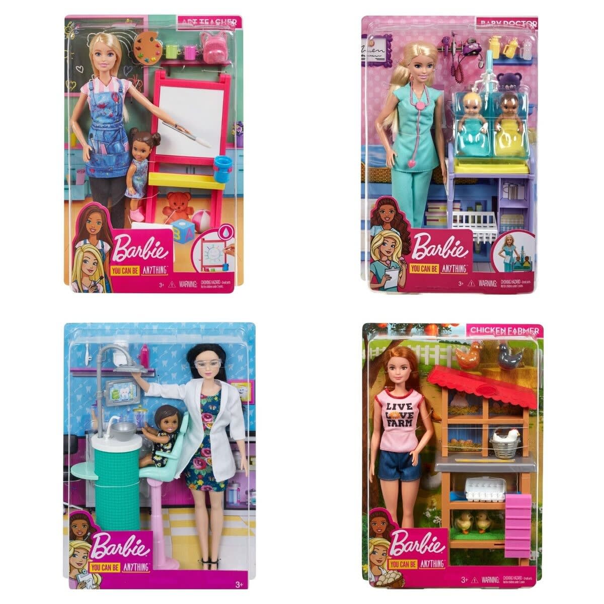 barbie careers play set