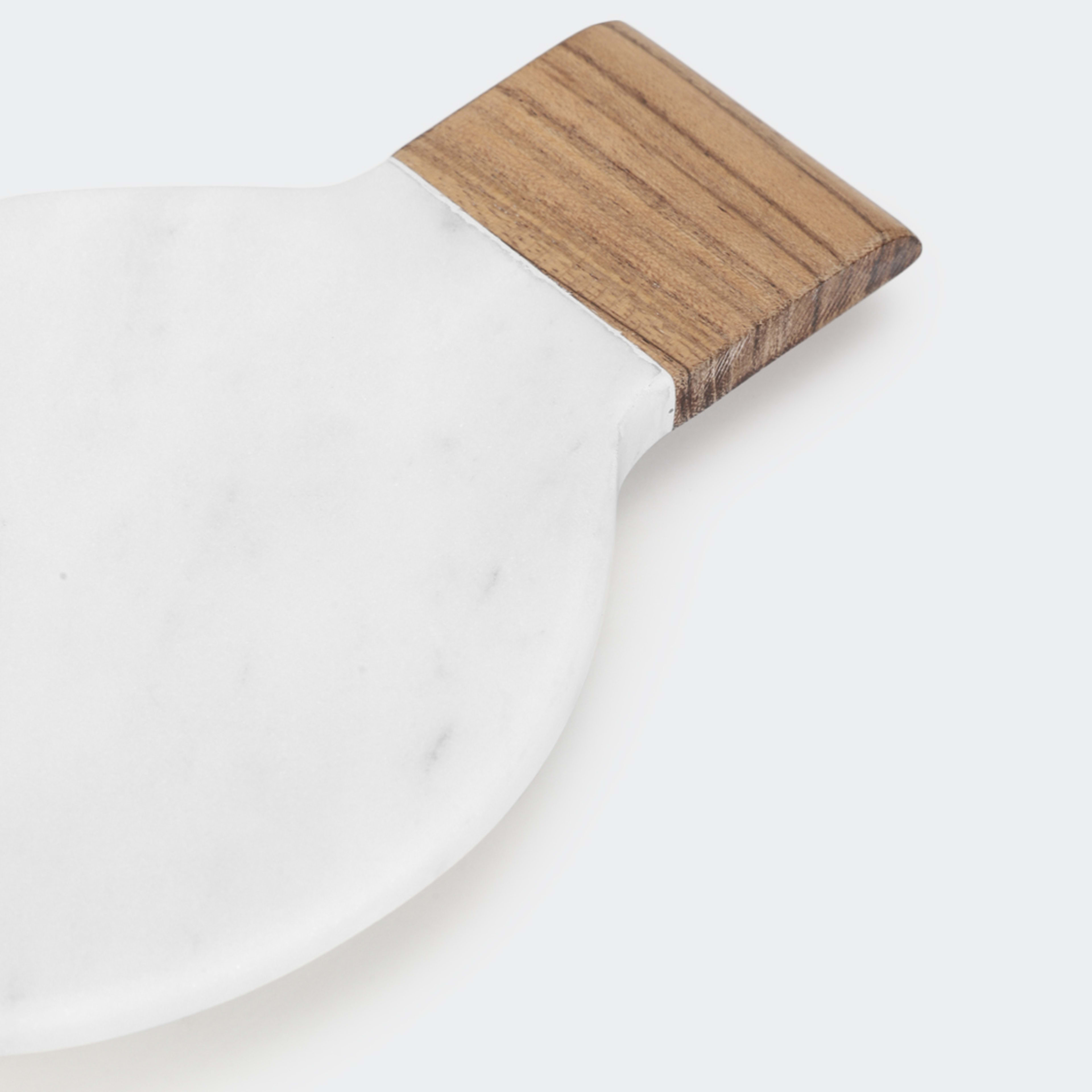 Marble and Acacia Spoon Rest Kmart