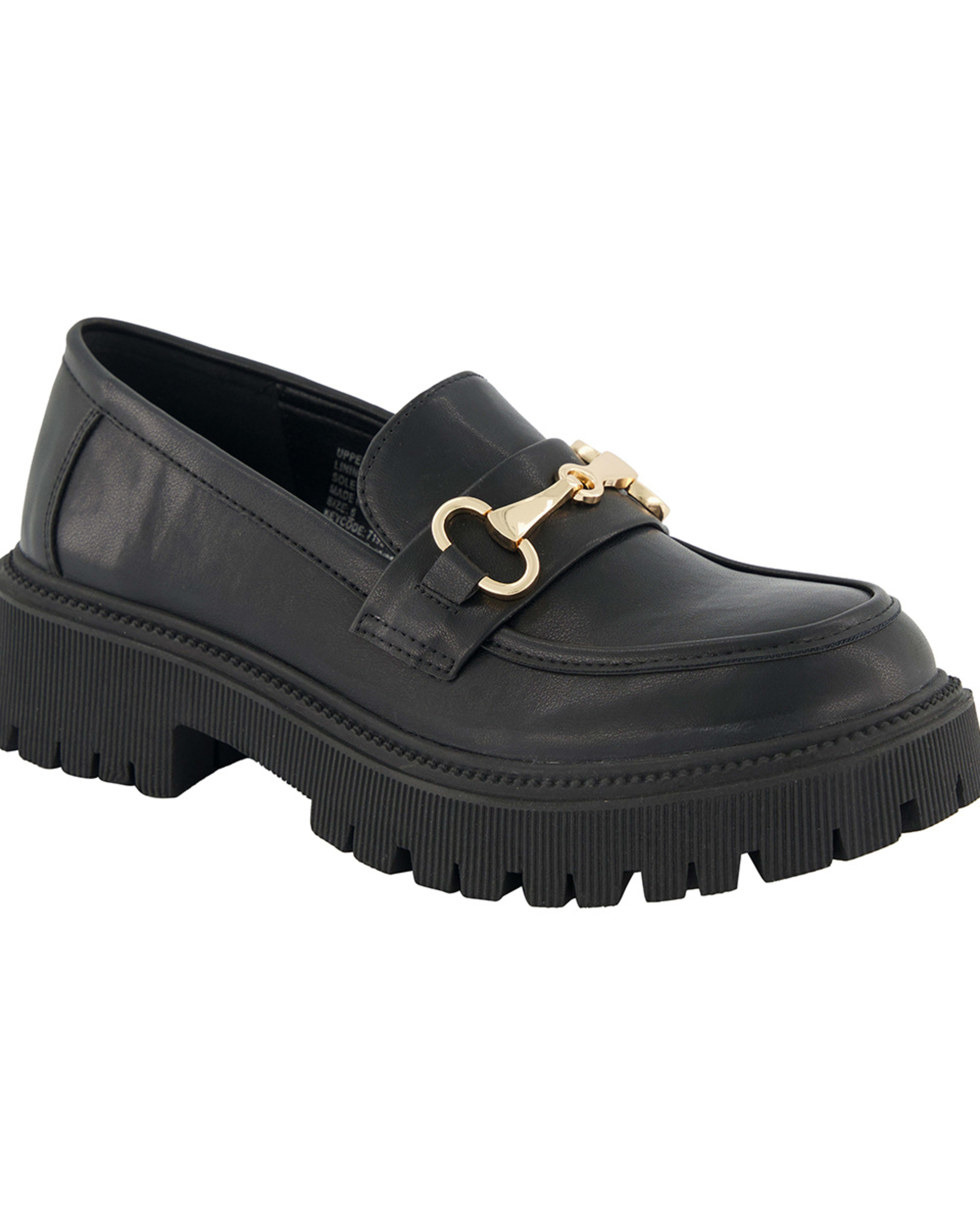 Chunky Hardware Detail Loafers - Kmart