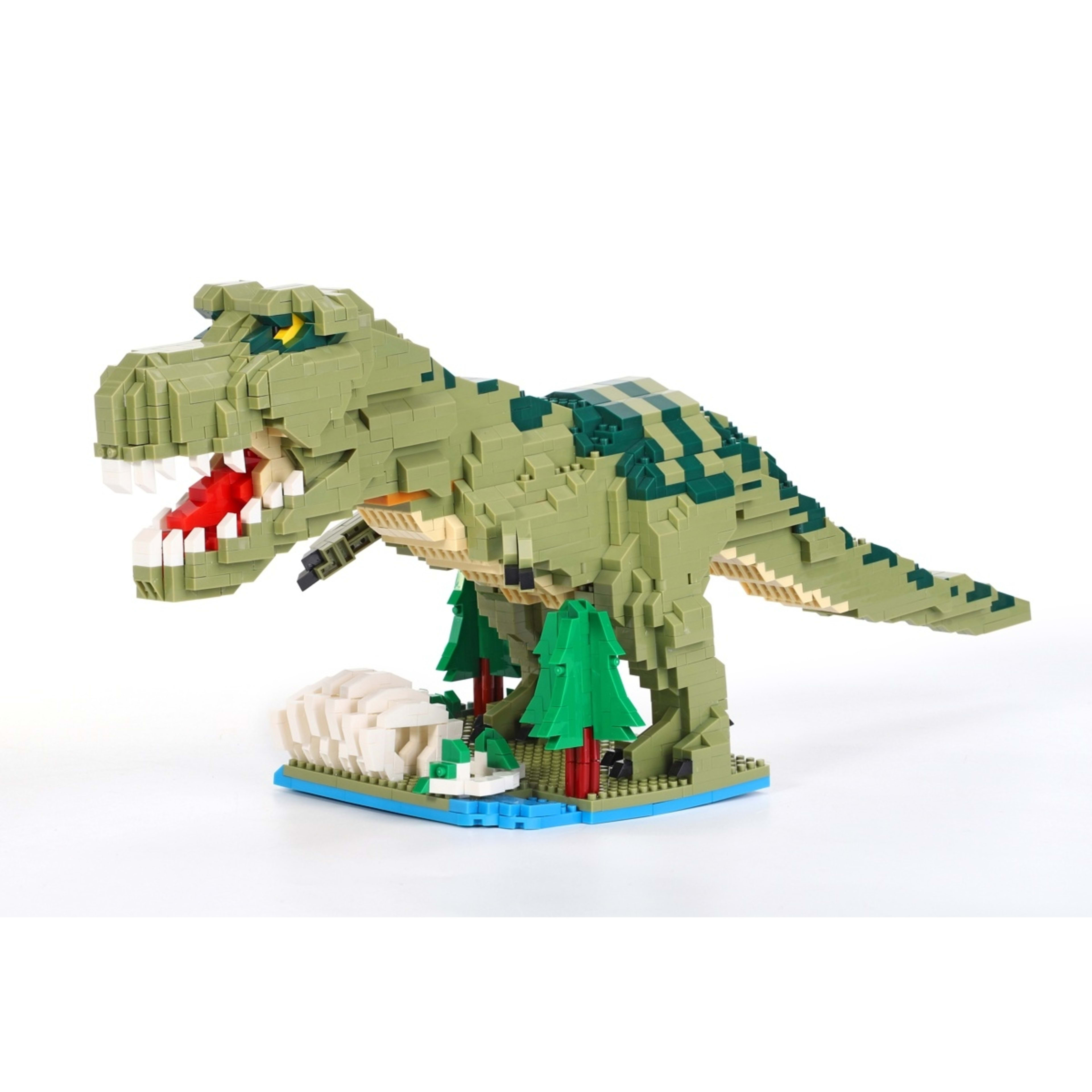 2 2018 Piece Mini Blocks Dinosaur Series: T-Rex, 2 of 3