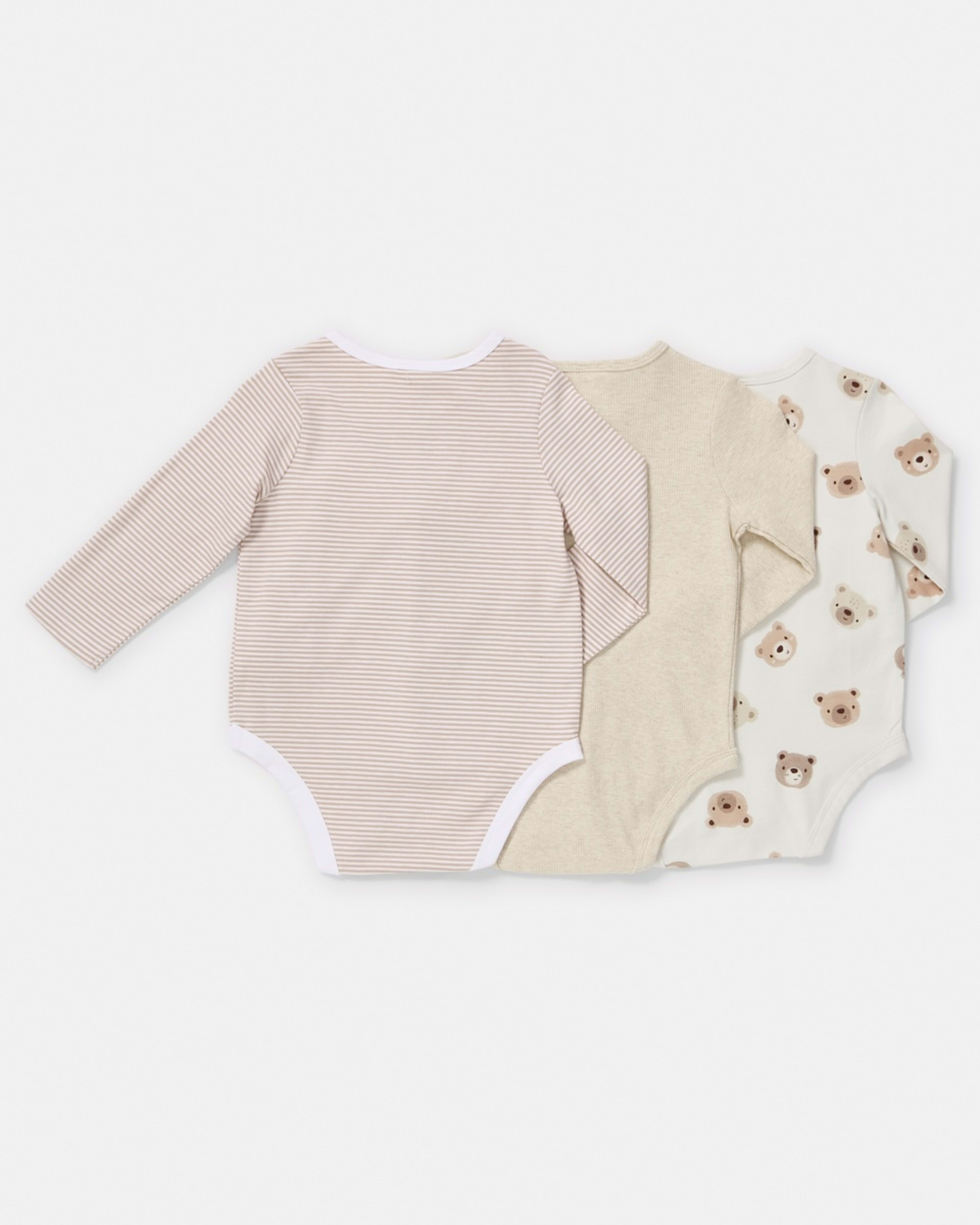 2 3 Pack Bodysuits Bge Bears, 2 of 8