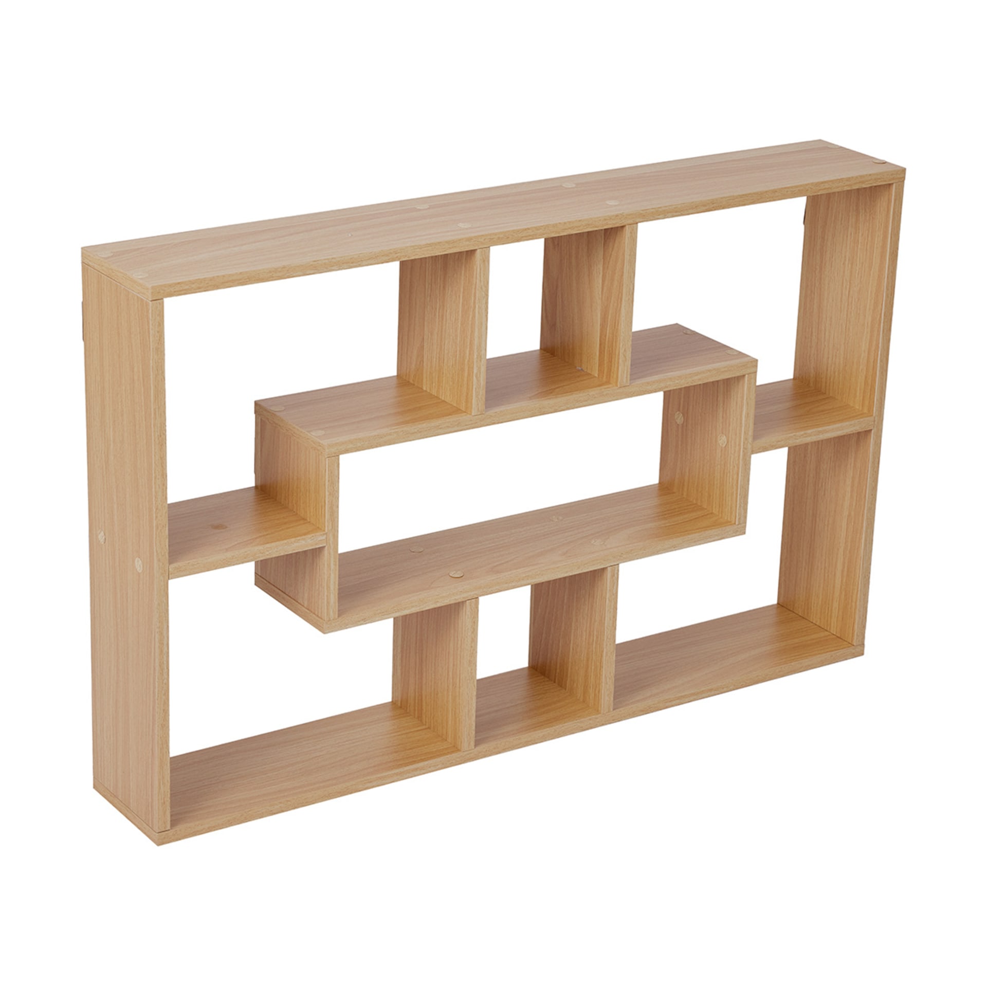 Oak Look Multi Section Shelf Kmart