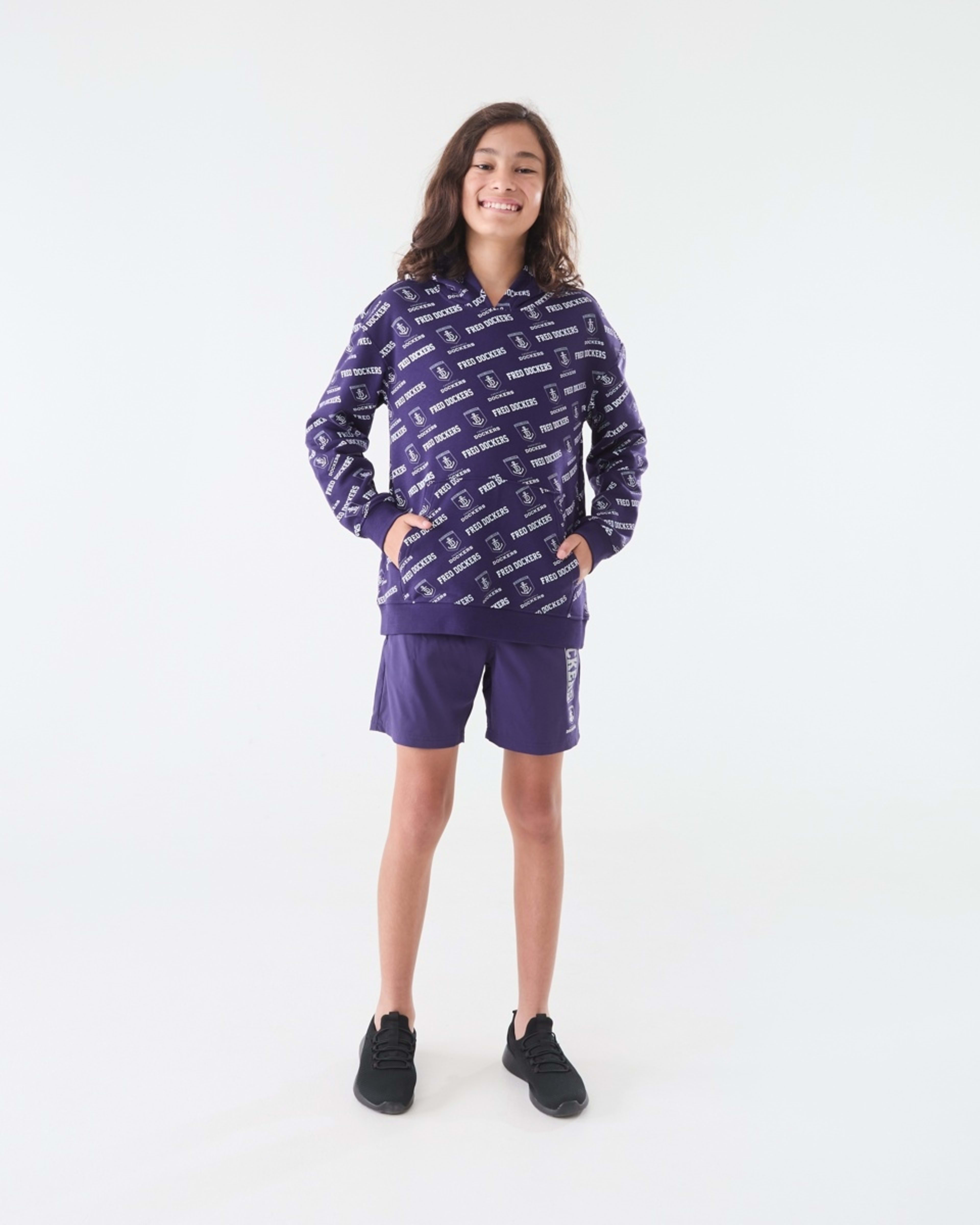 9 Official AFL Kids All Over Print Hoodie Fremantle, 9 of 10
