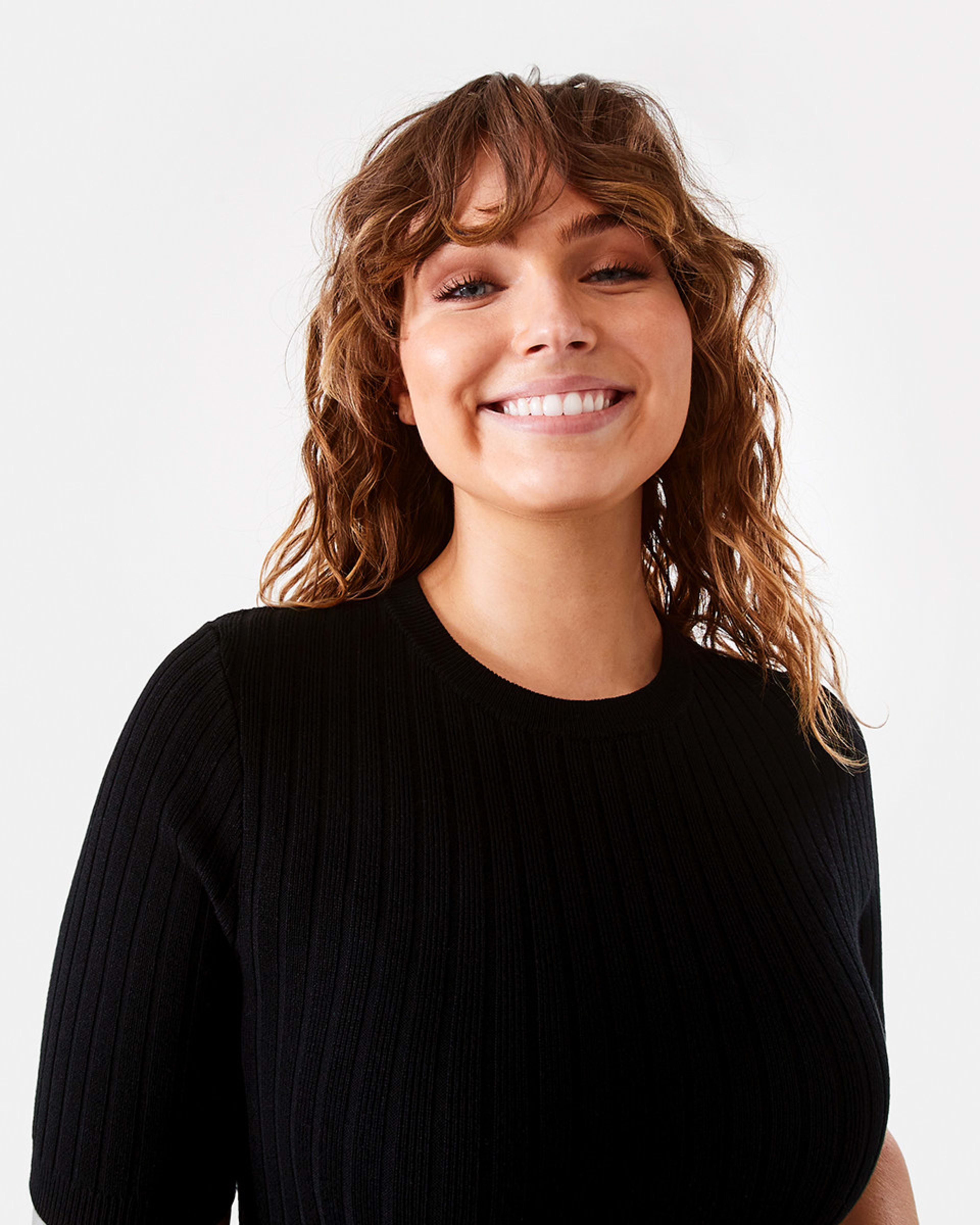 Short Sleeve True Knit Elbow Sleeve Top Kmart