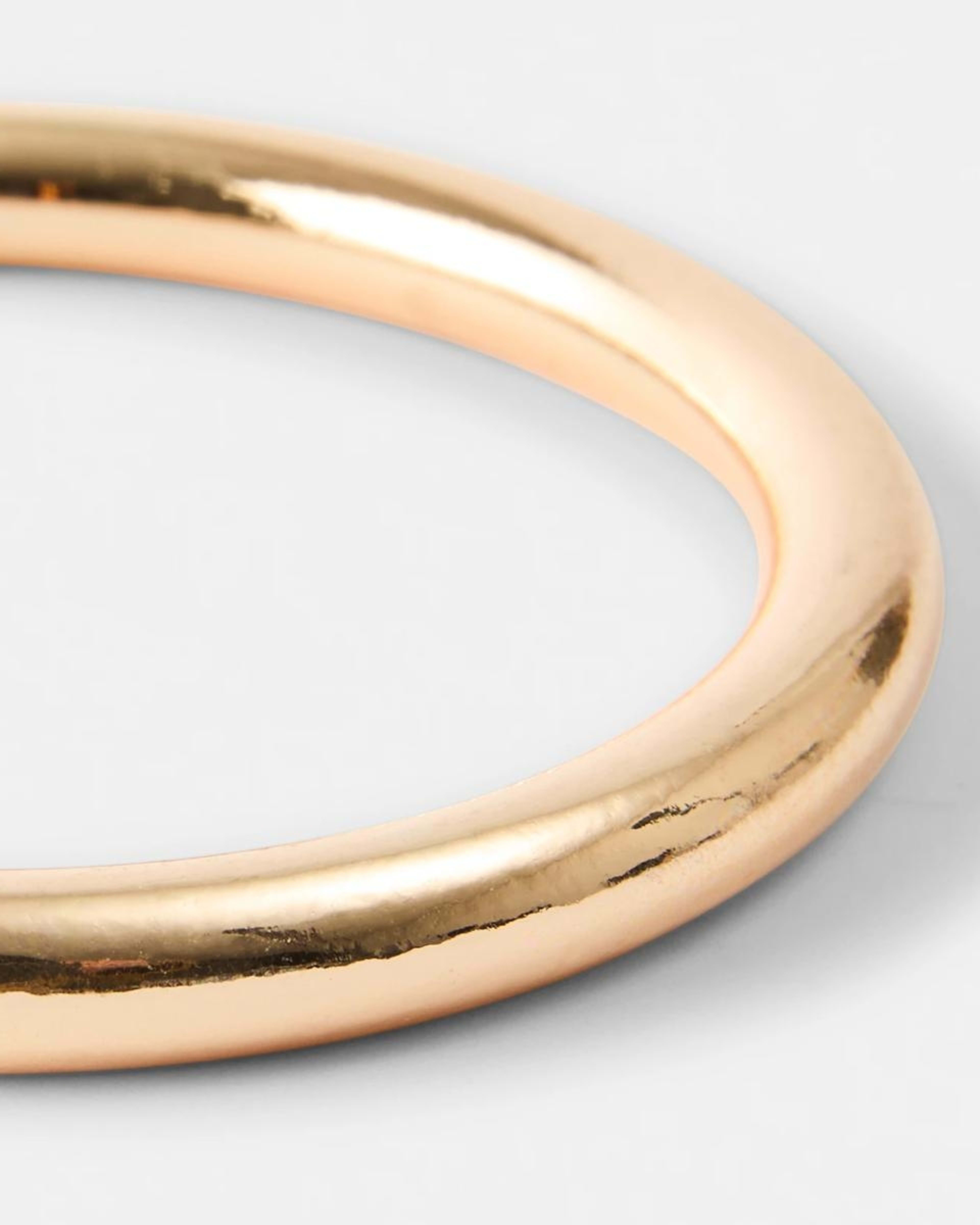 3 Smooth Bangle - Gold Tone Gold, 3 of 5