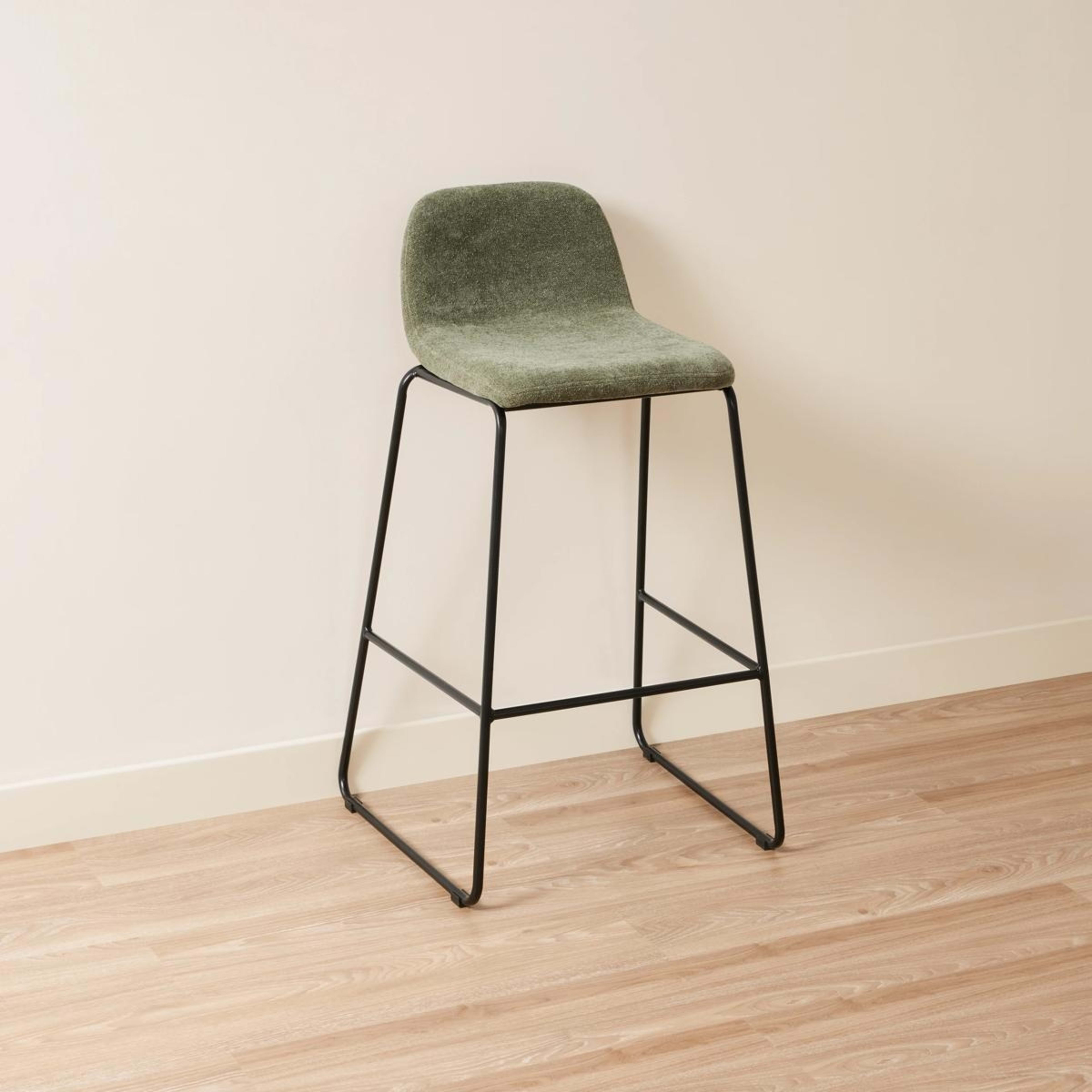 3 Chenille Stool - Green, 3 of 5