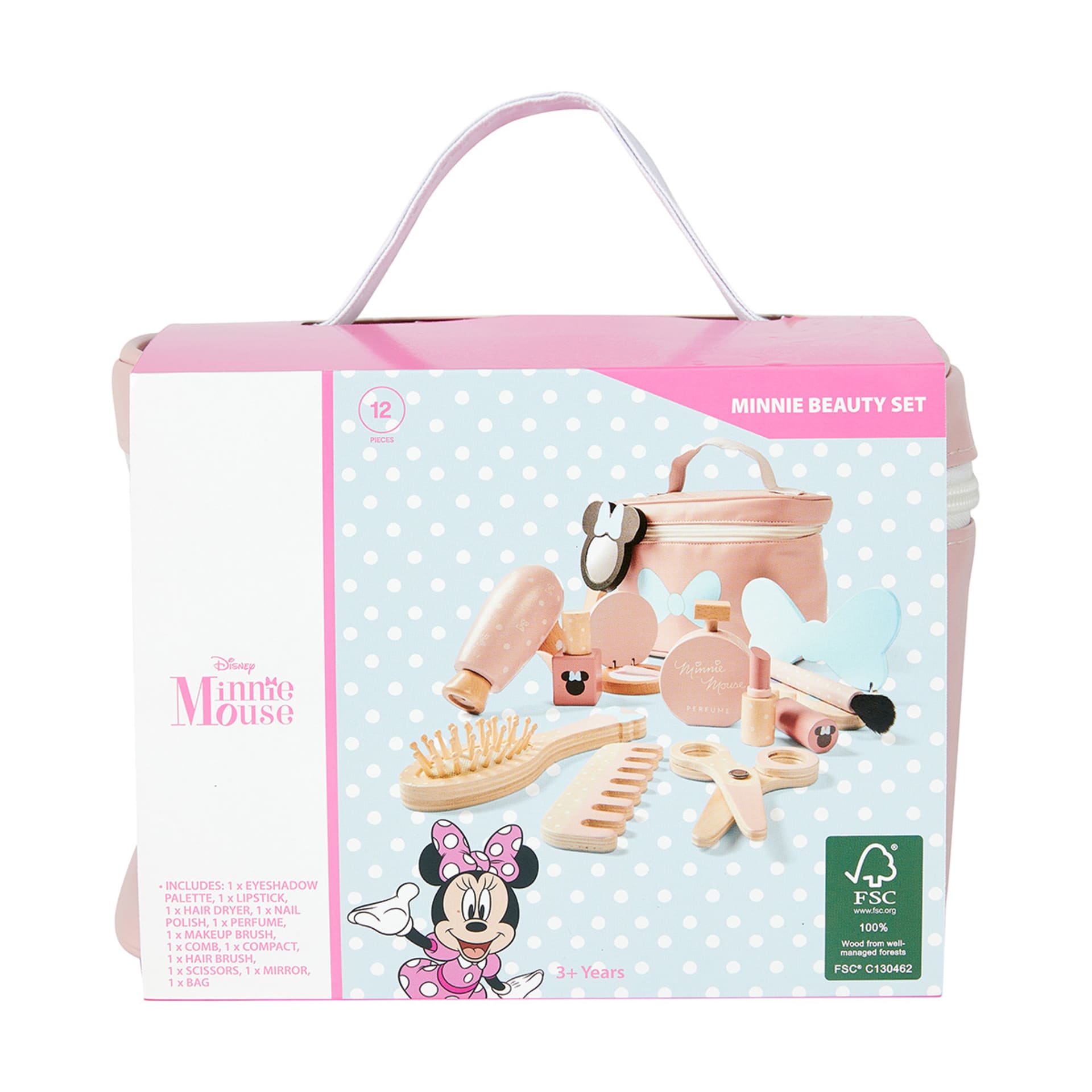 12 Piece Disney Minnie Mouse Toy Beauty Set Kmart NZ