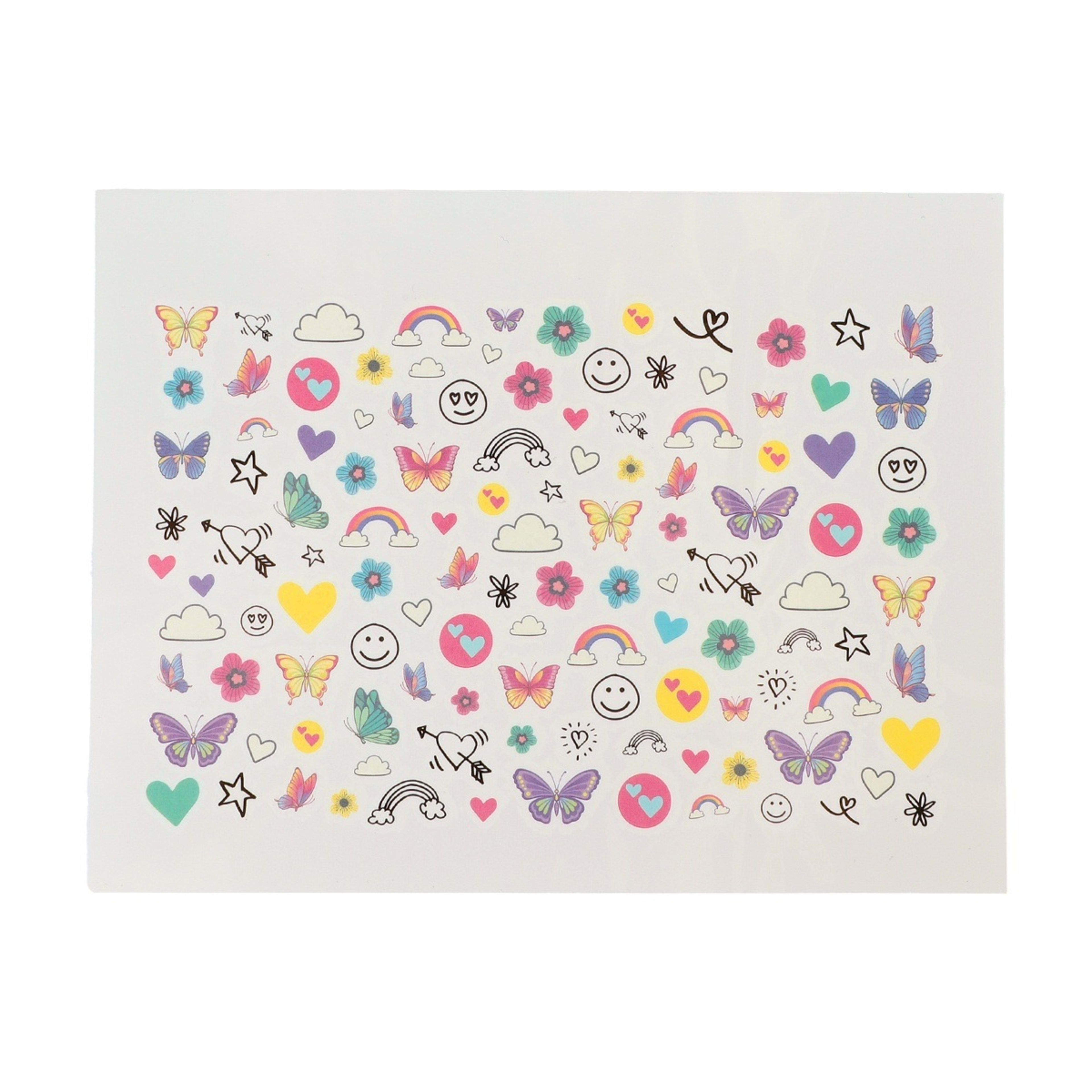 2 BYS Mini Me Body and Nail Tattoo - Butterfly, 2 of 2