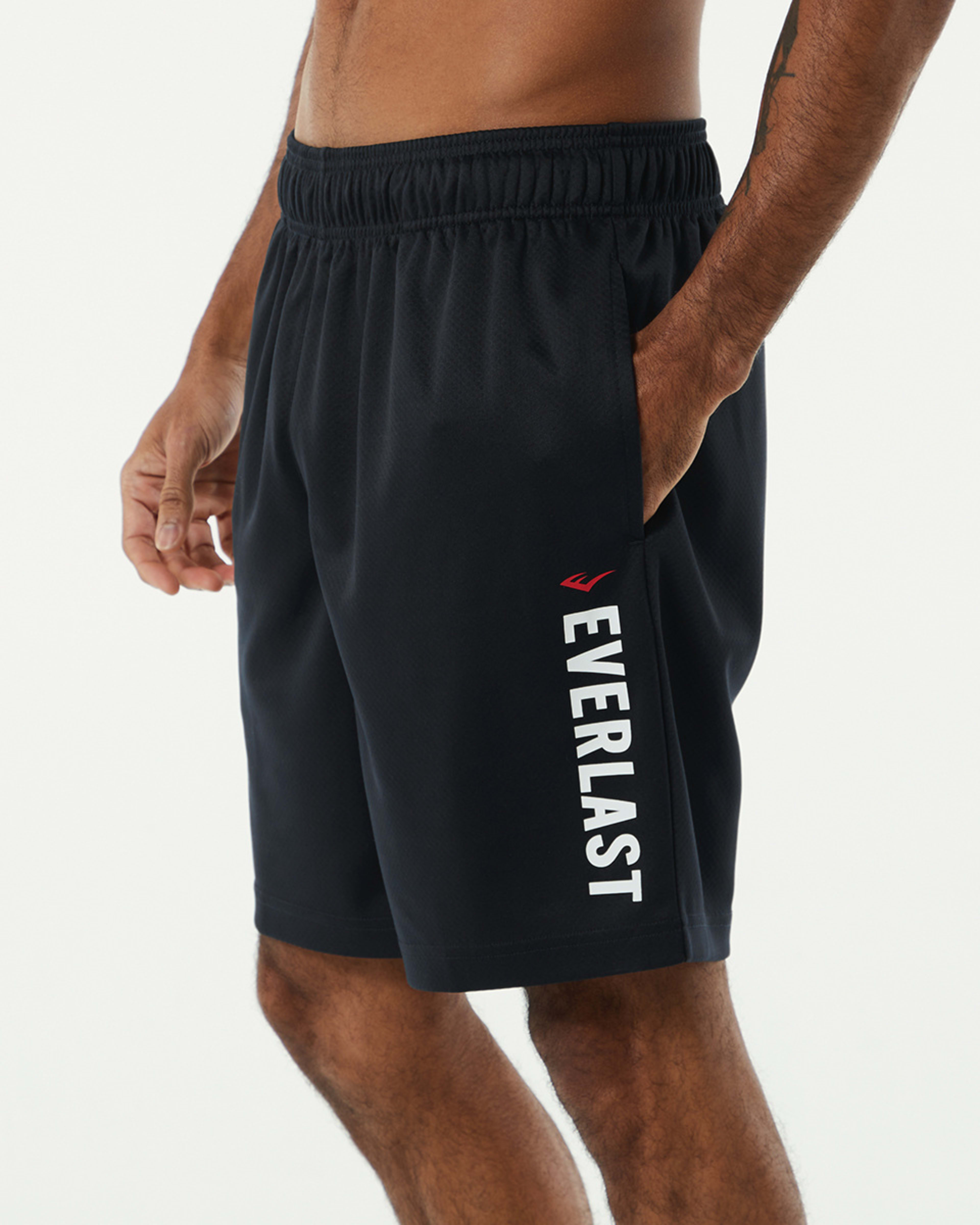 Active Everlast Mens Mesh Panelled Shorts Kmart