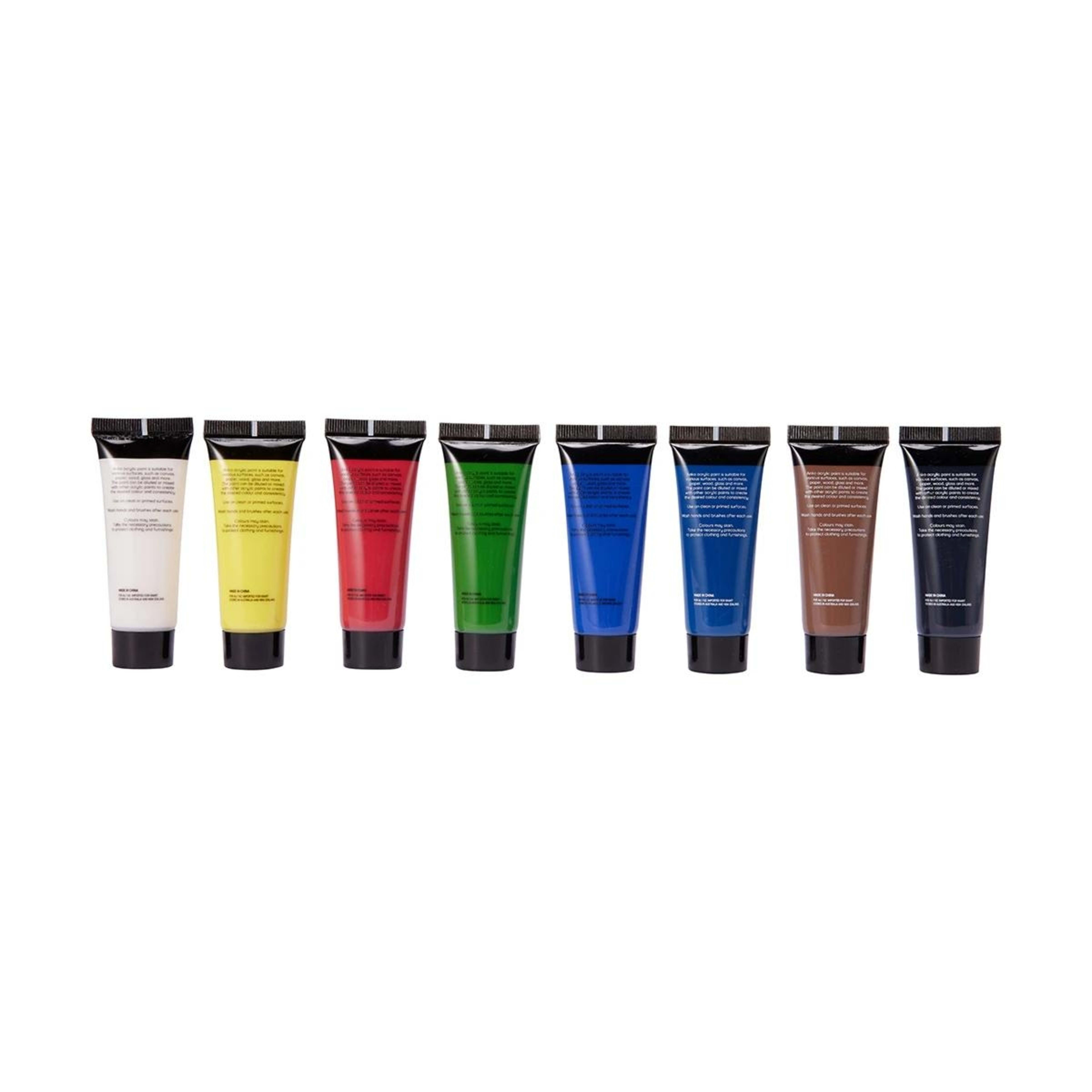4 8 Pack Acrylic Paint Tubes, 4 of 8