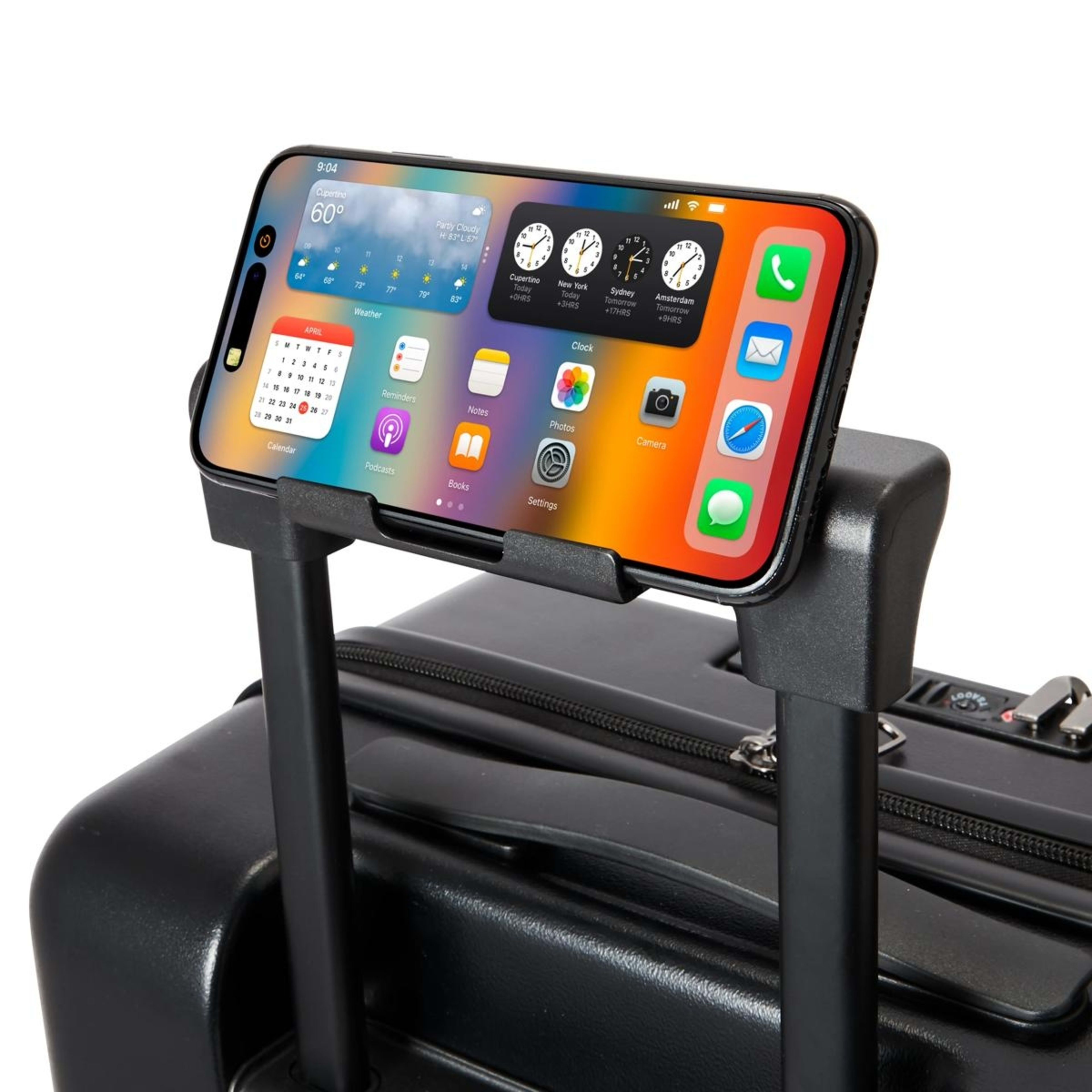 9 49cm Open Front Hard Case with Cup Holder - Black, 9 of 10