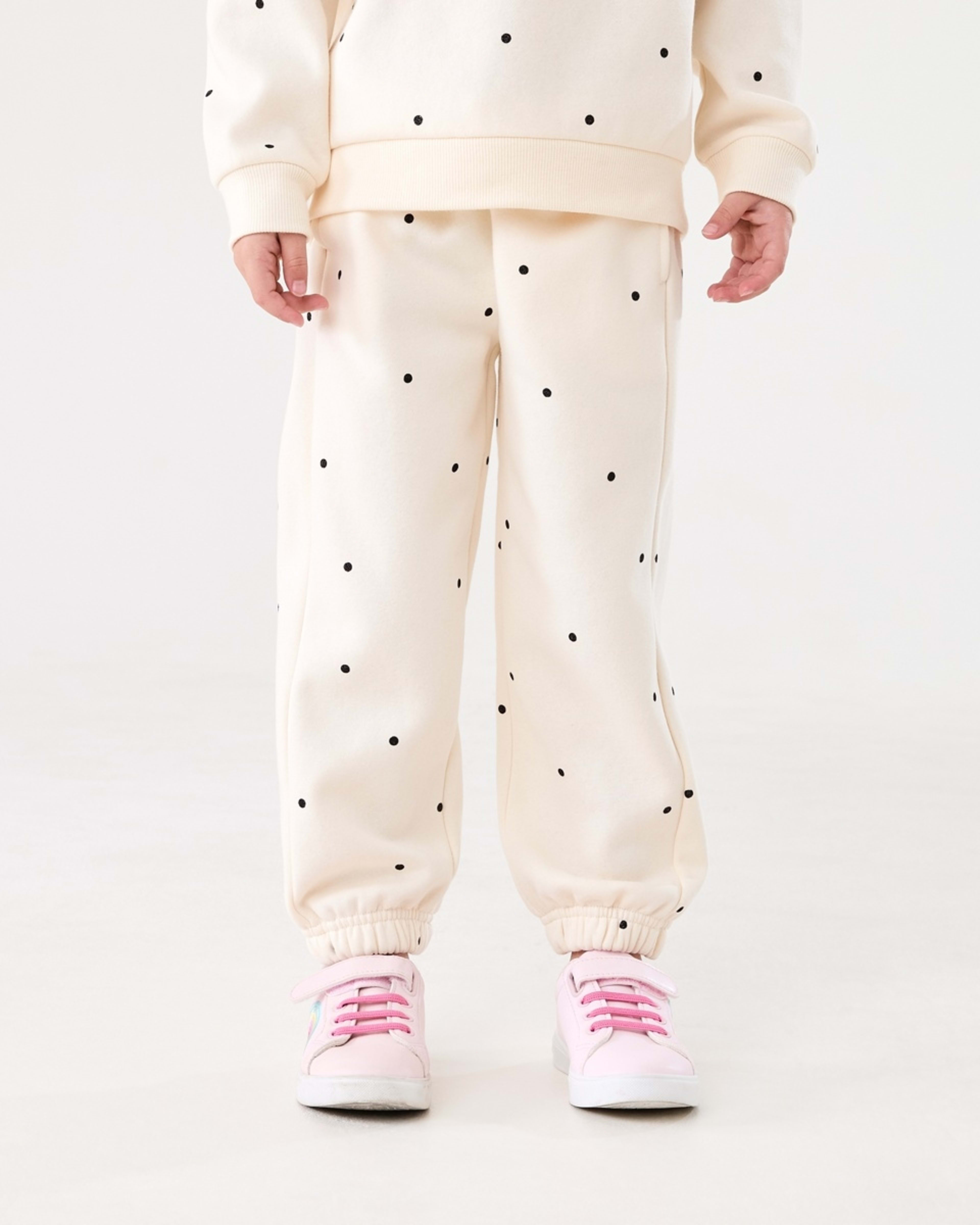1 Balloon Trackpants HAIL GLITTER SPOTS BUTTER BEIGE, 1 of 6