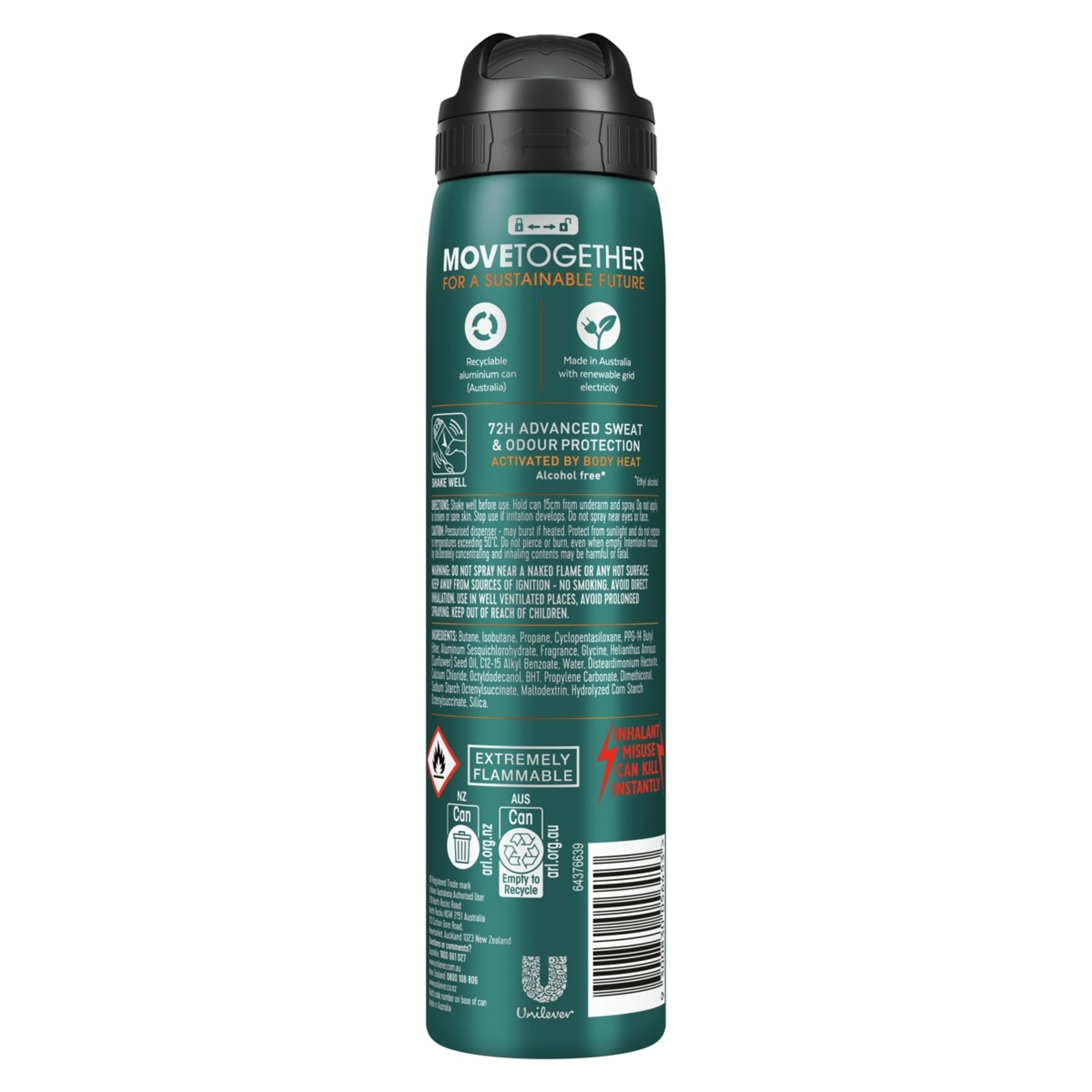2 Rexona Advanced Protection Workout Antiperspirant 220ml, 2 of 7