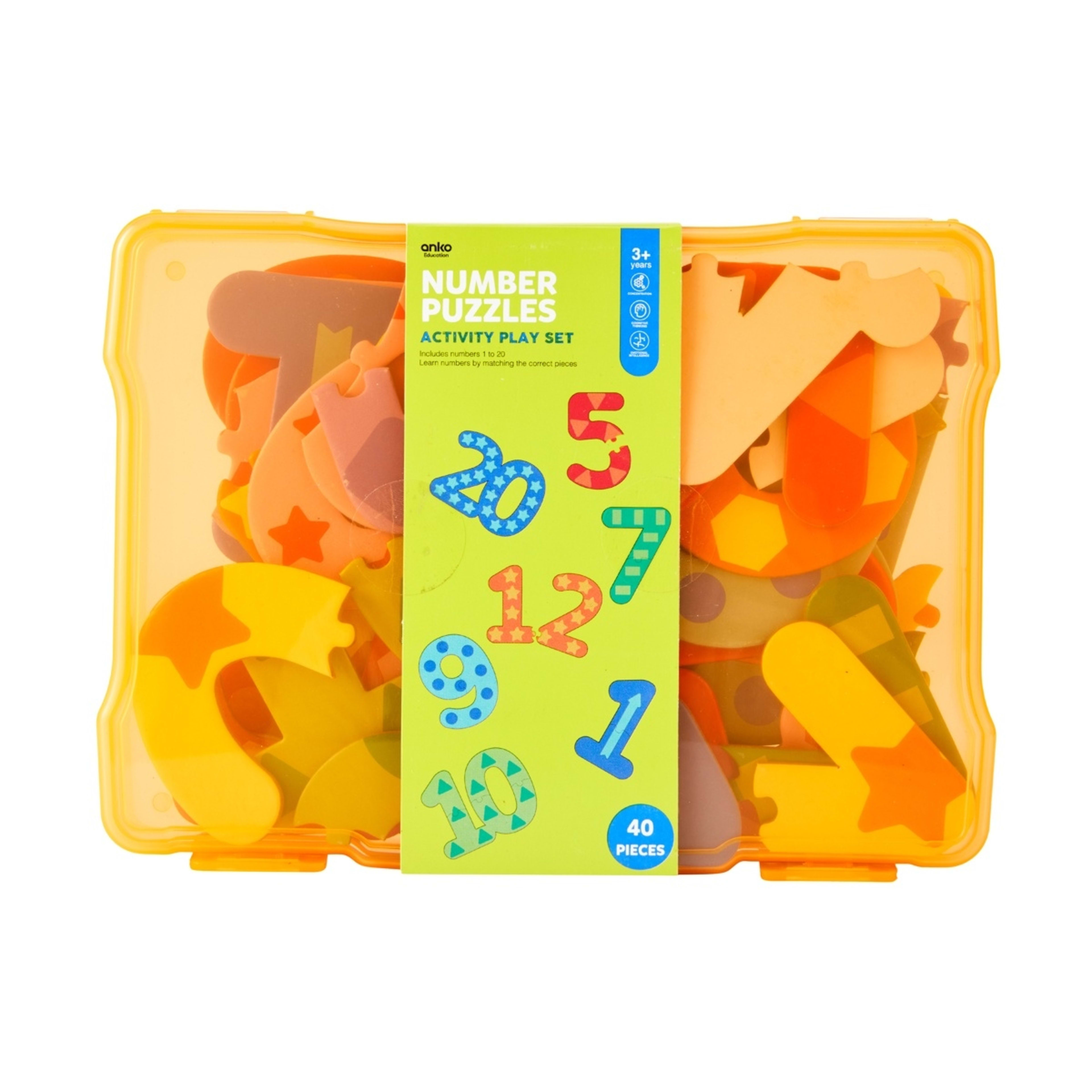 1 40 Piece Number Puzzles Activity Play Set, 1 of 5
